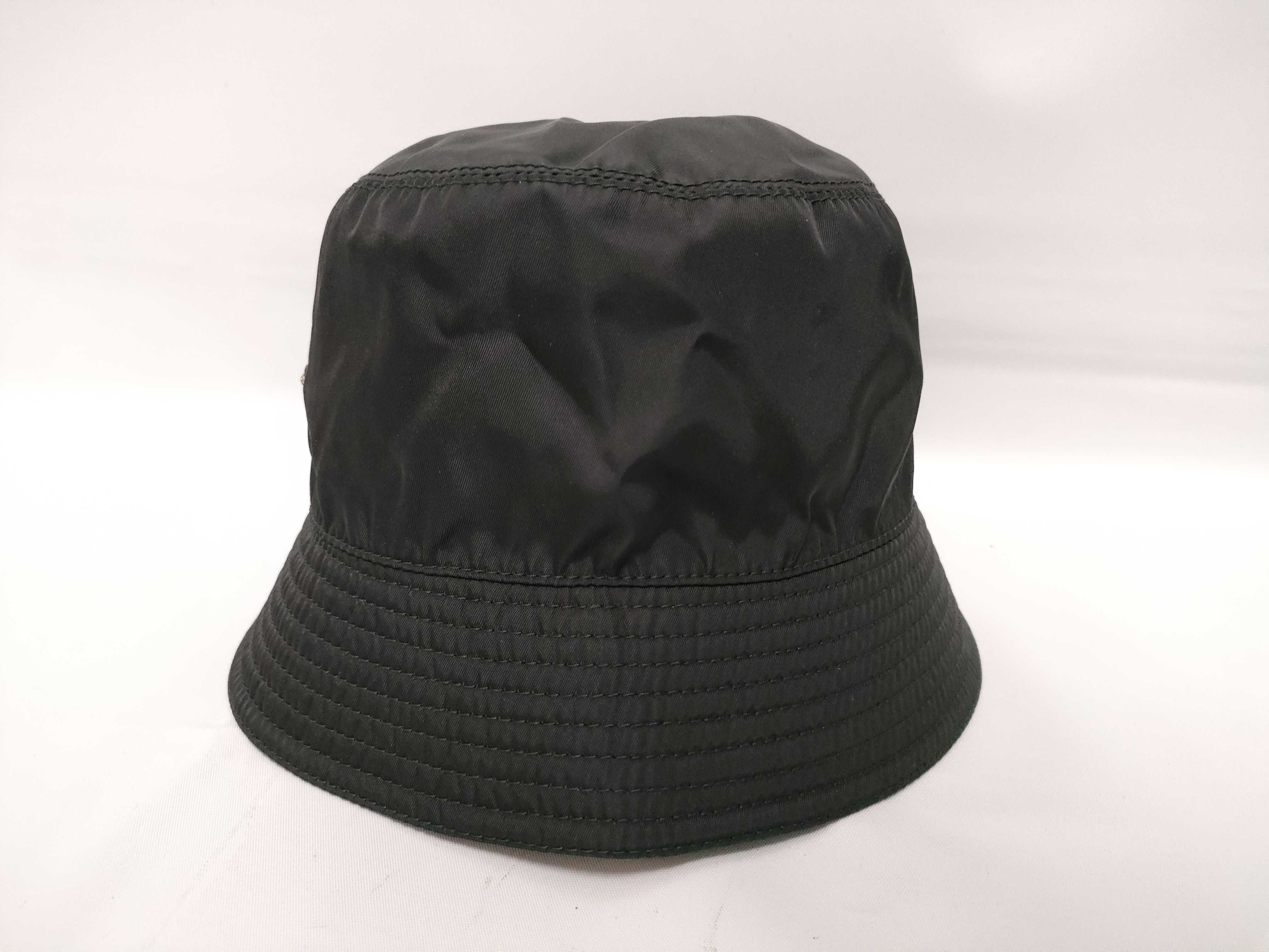 Nylon Prada Triangle Logo Bucket Hat Nylon Black #M Other Accessories — view 2