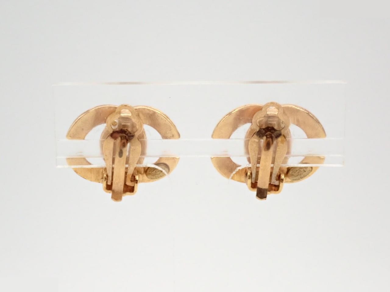 Earrings, Coco Mark, Gold, 00A — view 2