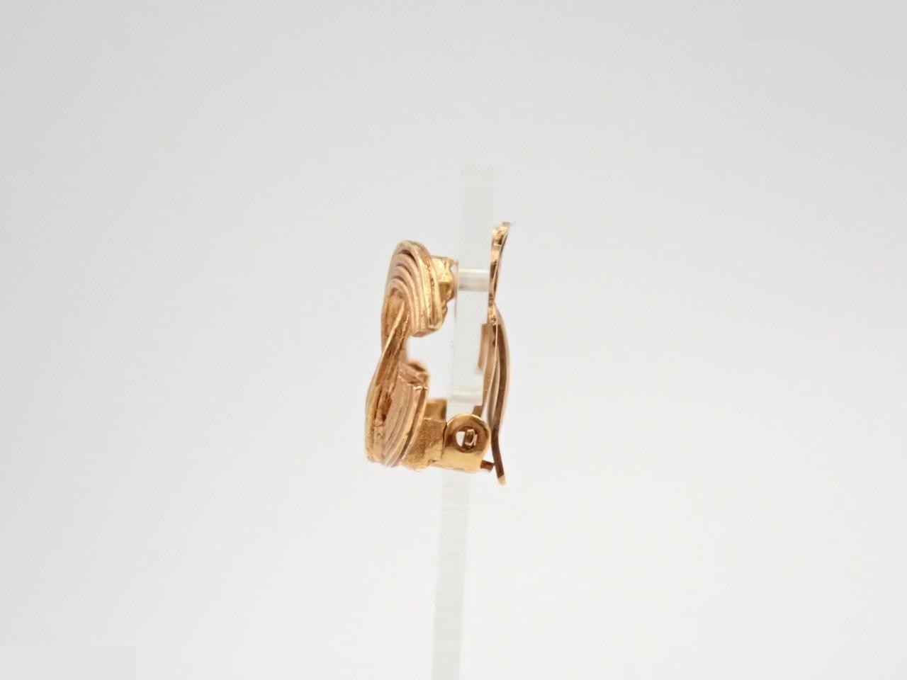 Earrings, Coco Mark, Gold, 00A — view 3