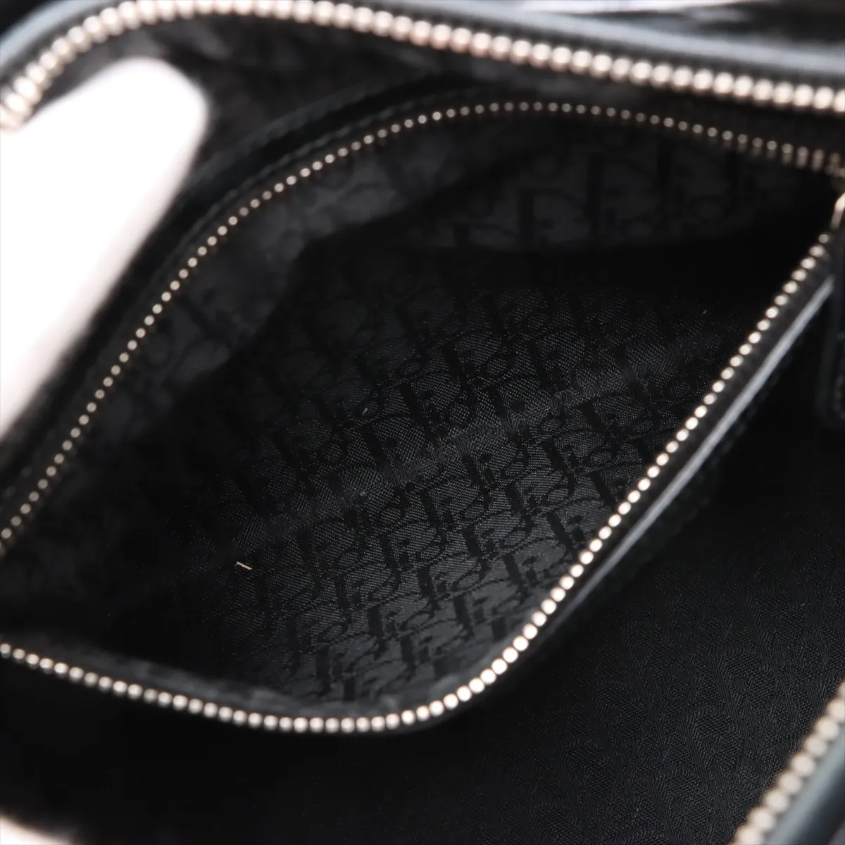 Cannage Lady Dior Patent Leather 2WAY Handbag Black — view 9