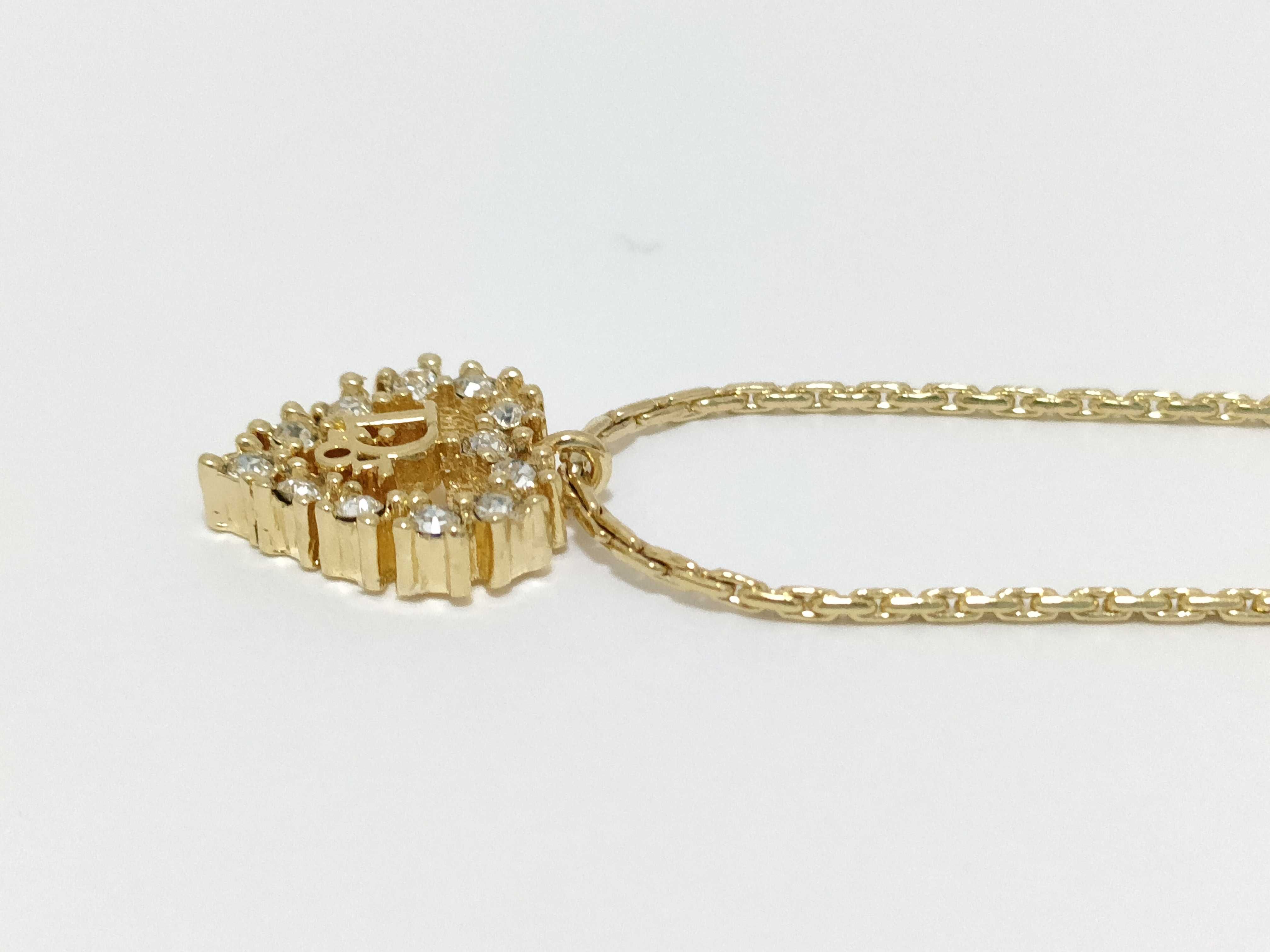 Trotter Rhinestone Heart Necklace — view 3