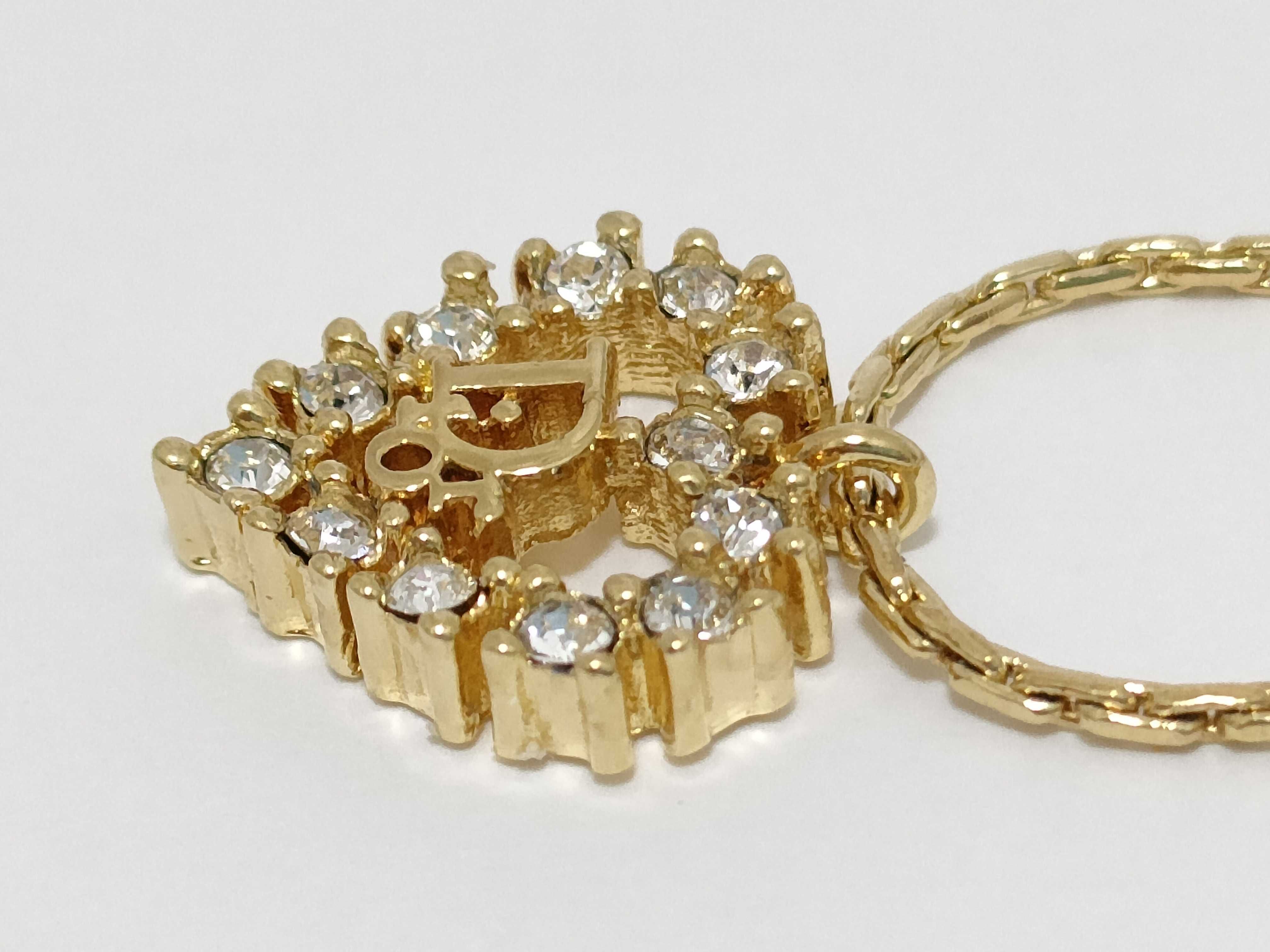 Trotter Rhinestone Heart Necklace — view 8