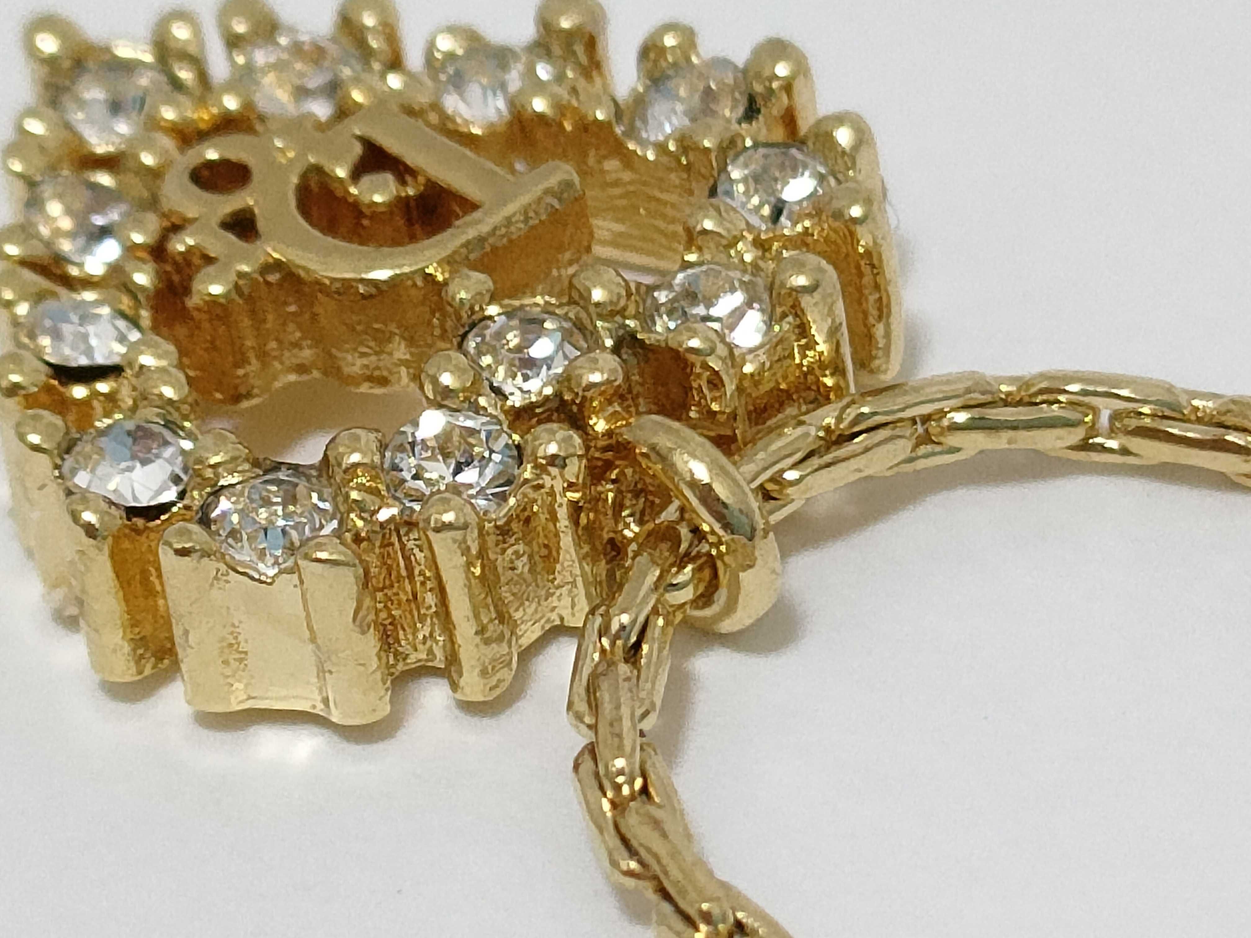 Trotter Rhinestone Heart Necklace — view 9