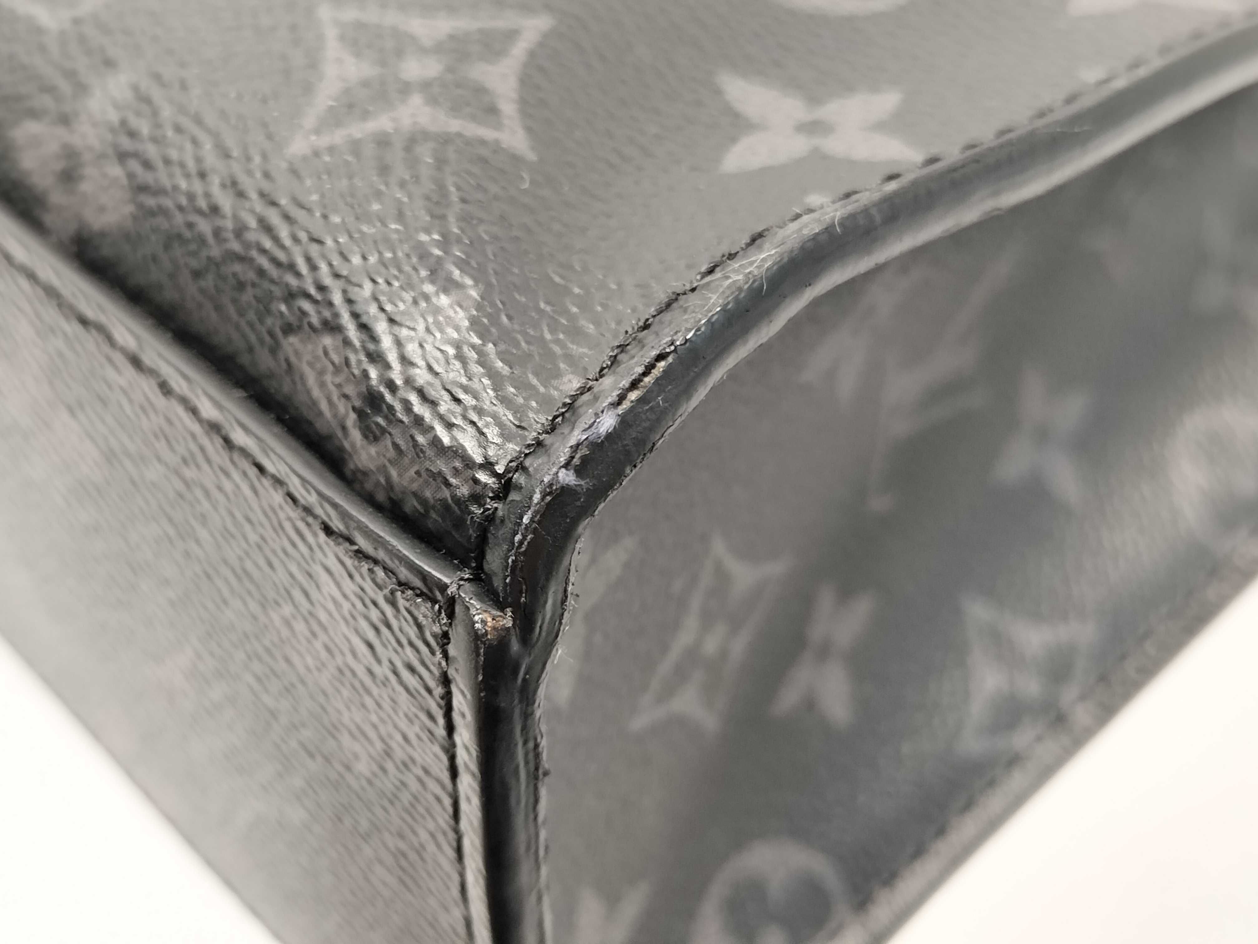 M45265 Monogram Eclipse Sac Plat Horizontal Zip Business Bag — view 6