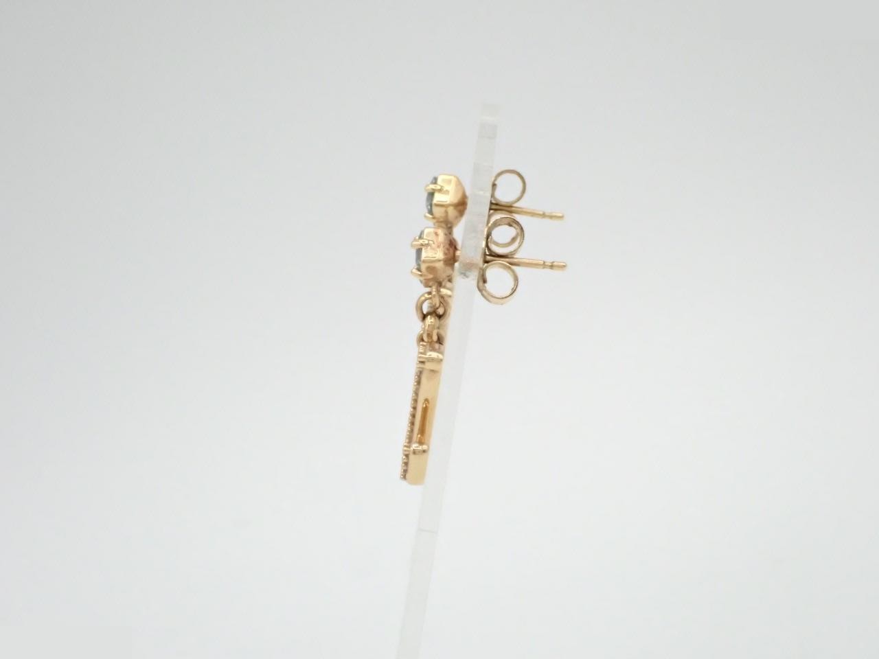 Lady LV Gold Earrings — view 3