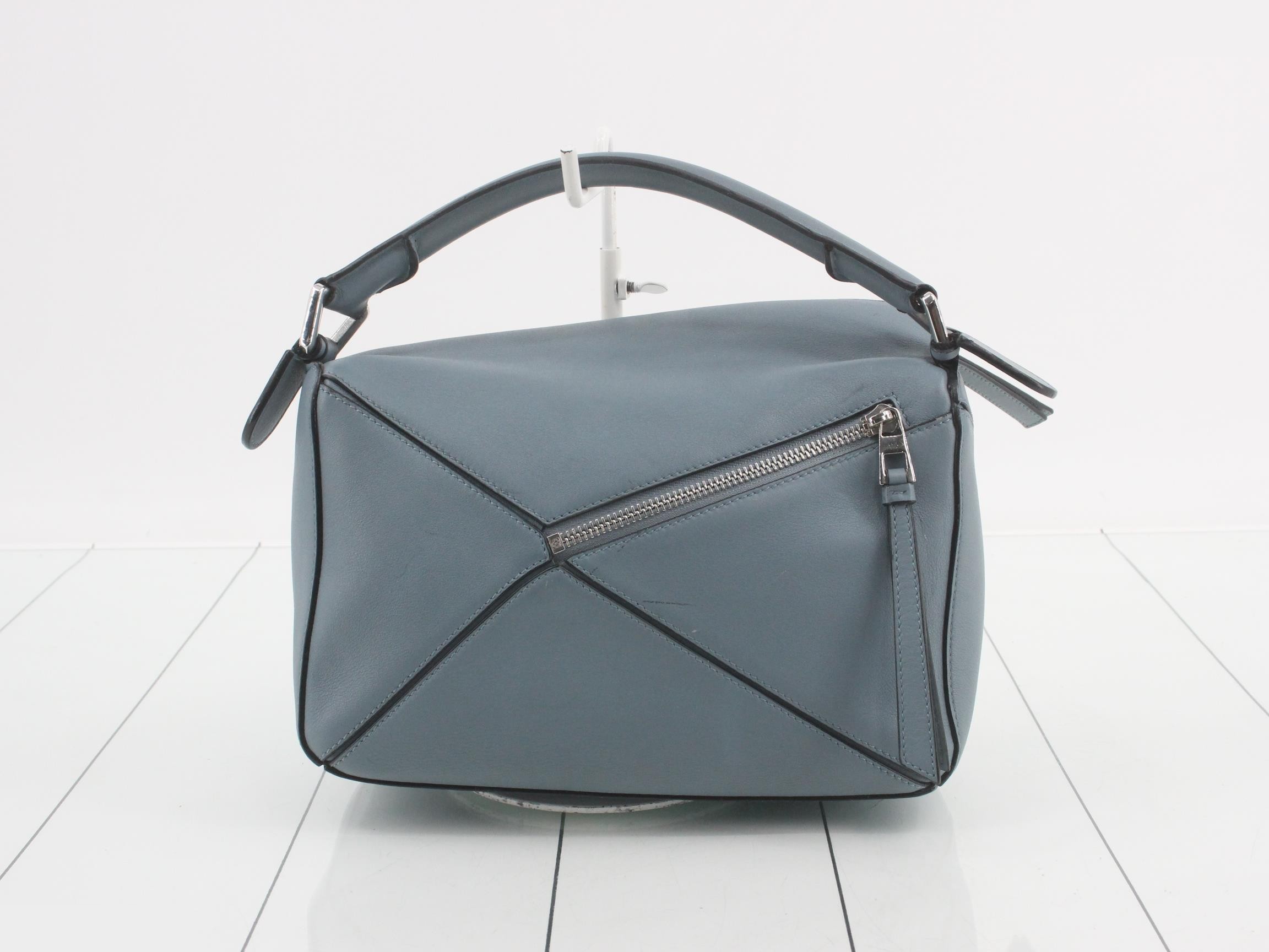 Other lines: Bags & Shoulder Bags - Puzzle Leather - Blue — view 2