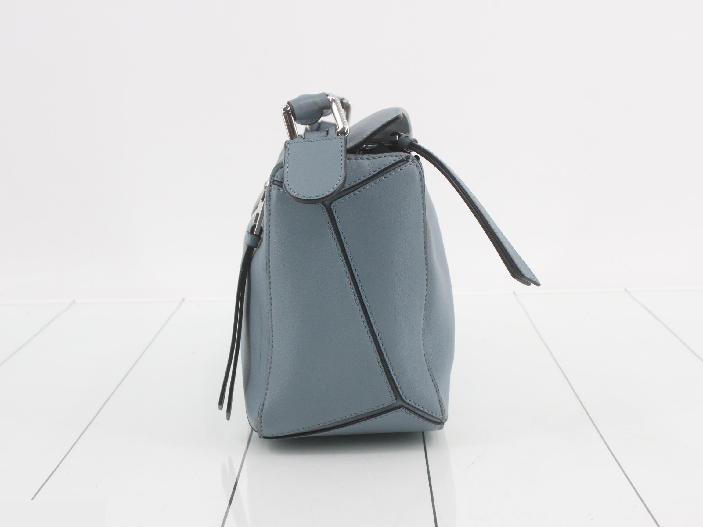 Other lines: Bags & Shoulder Bags - Puzzle Leather - Blue — view 4