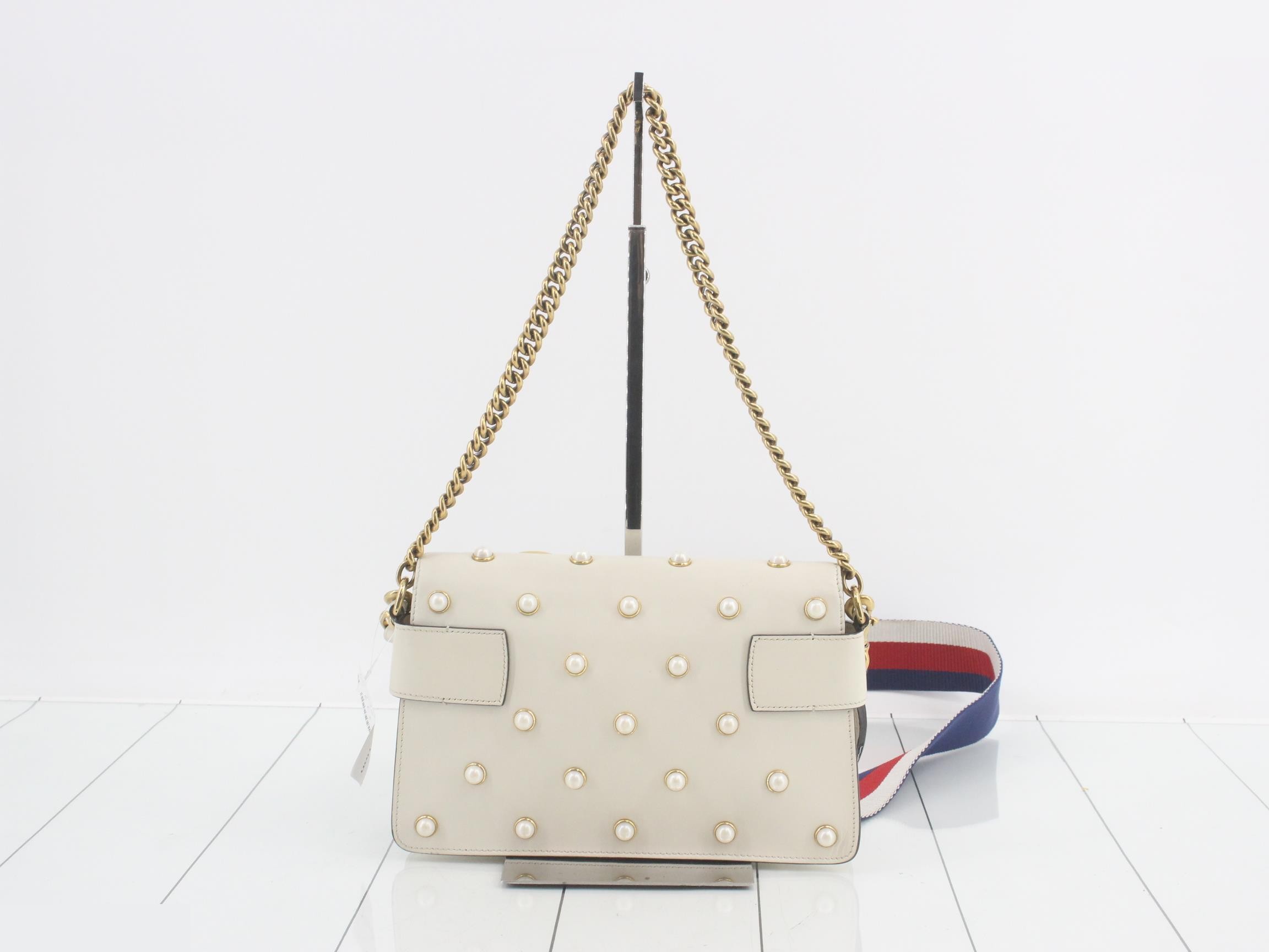 Leather Queen Margaret Shoulder Bag with Shoulder Strap — view 2