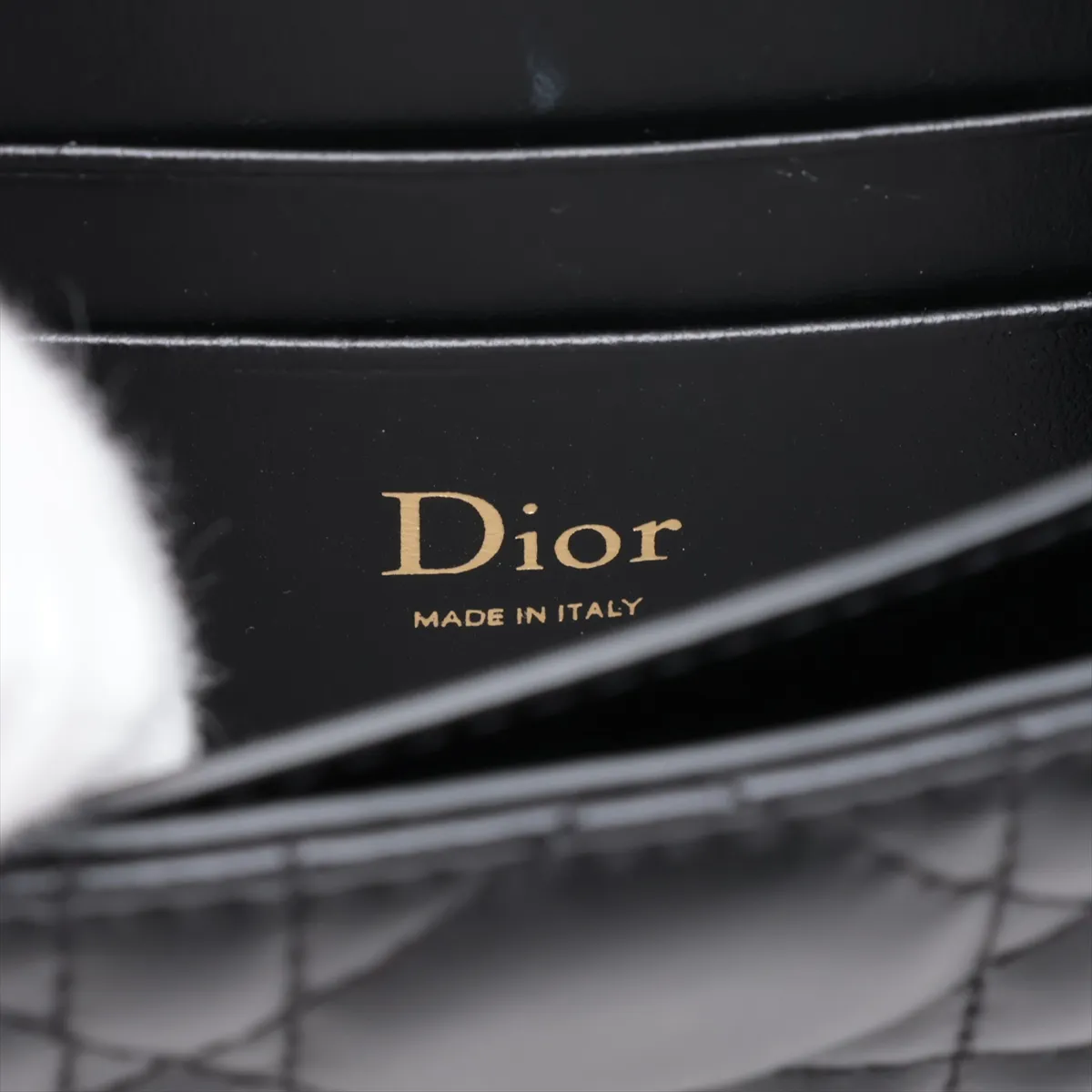 Cannage Miss Dior Leather 2-Way Handbag, Black — view 10