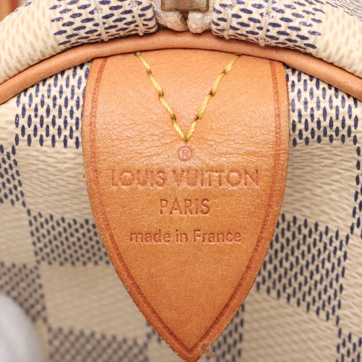 Damier Azur Speedy 30 N41533 BA3182 White — view 9