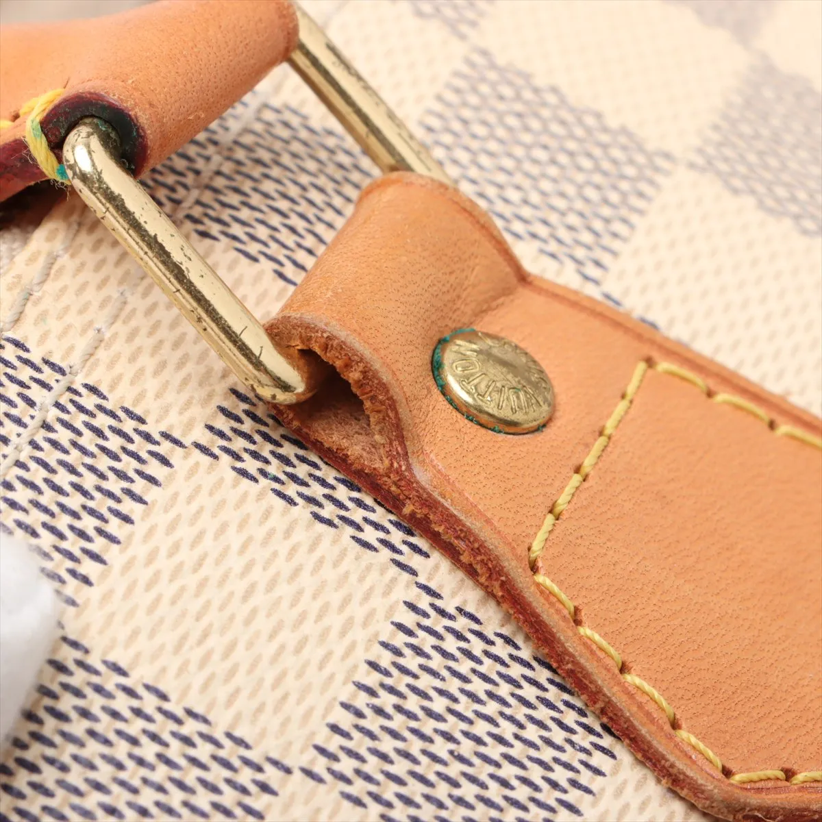 Damier Azur Speedy 30 N41533 BA3182 White — view 10