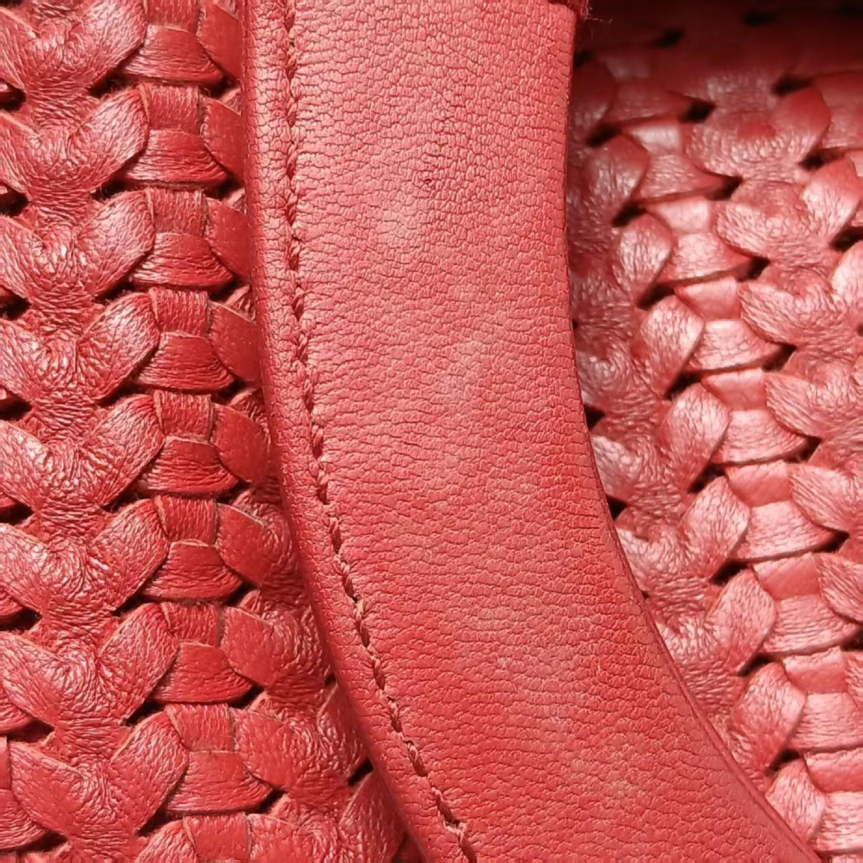 other line sheepskin handbag — view 15