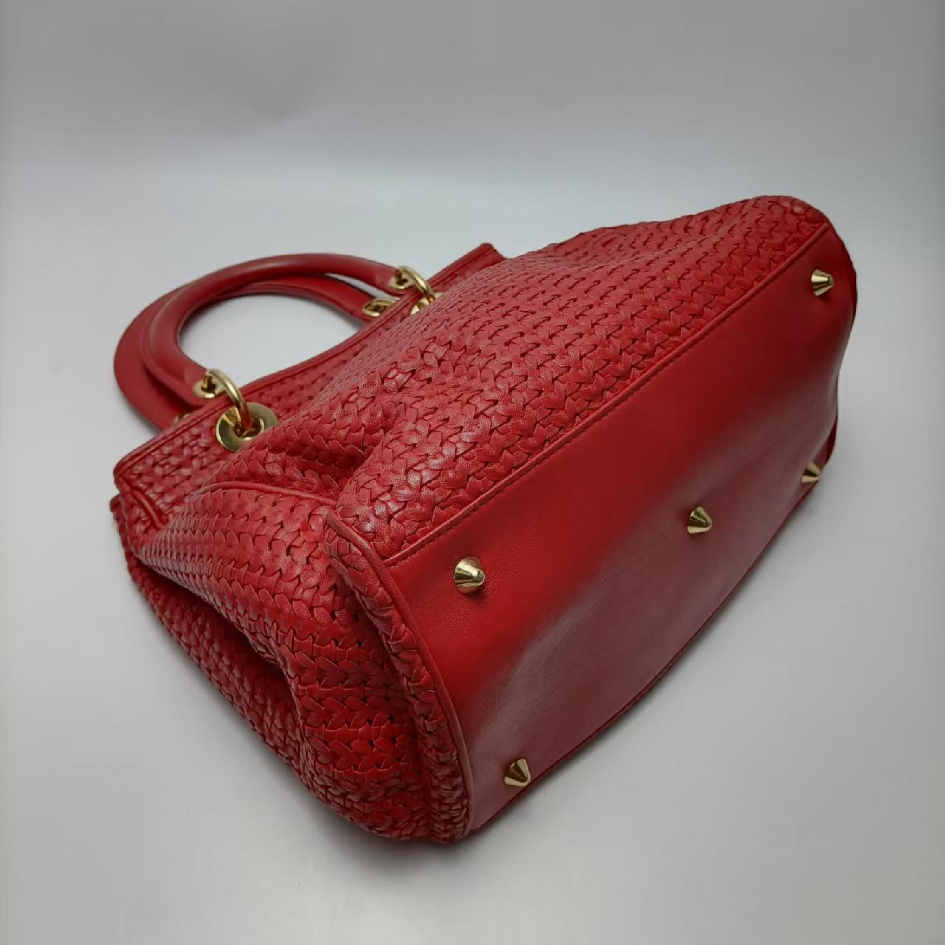 other line sheepskin handbag — view 4