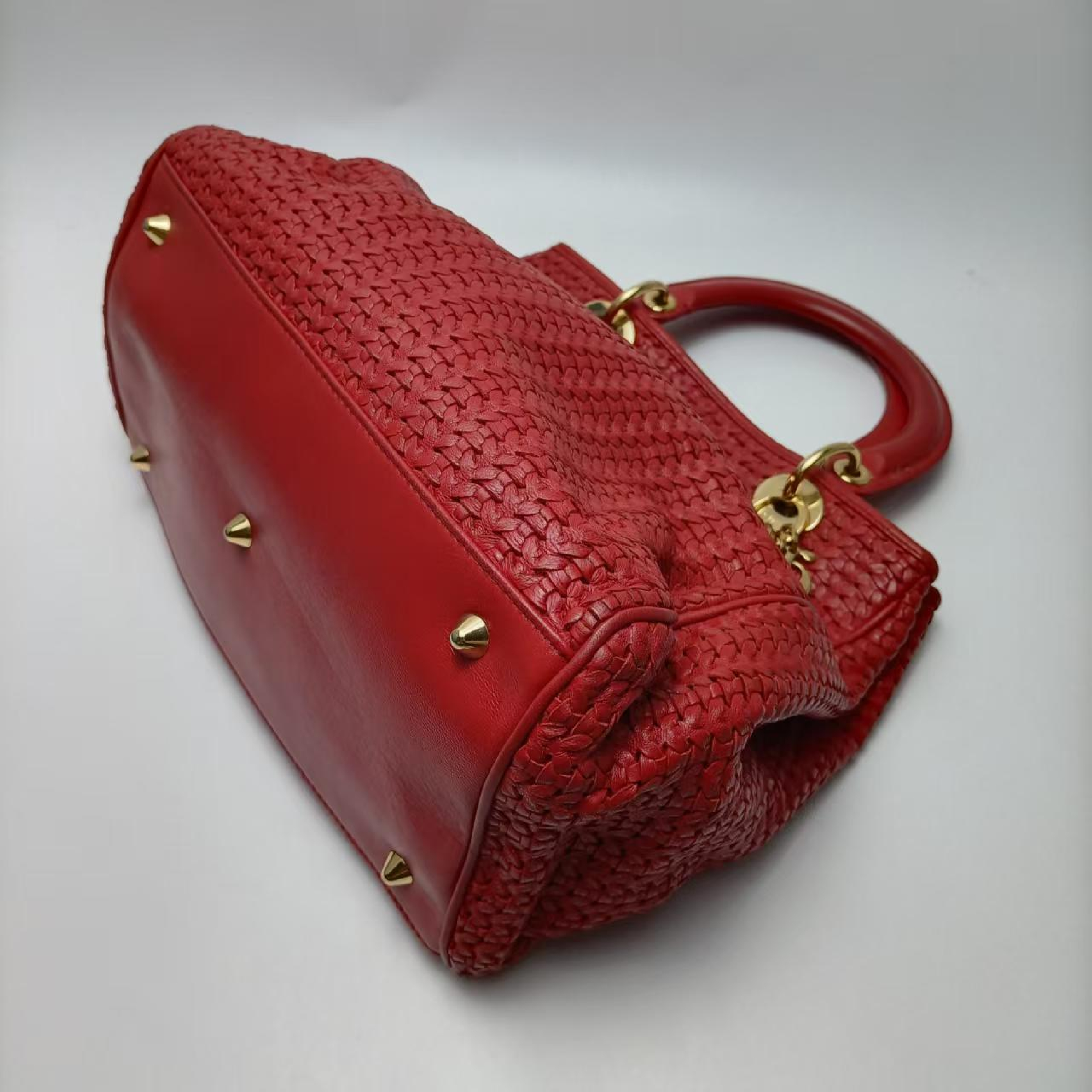 other line sheepskin handbag — view 5