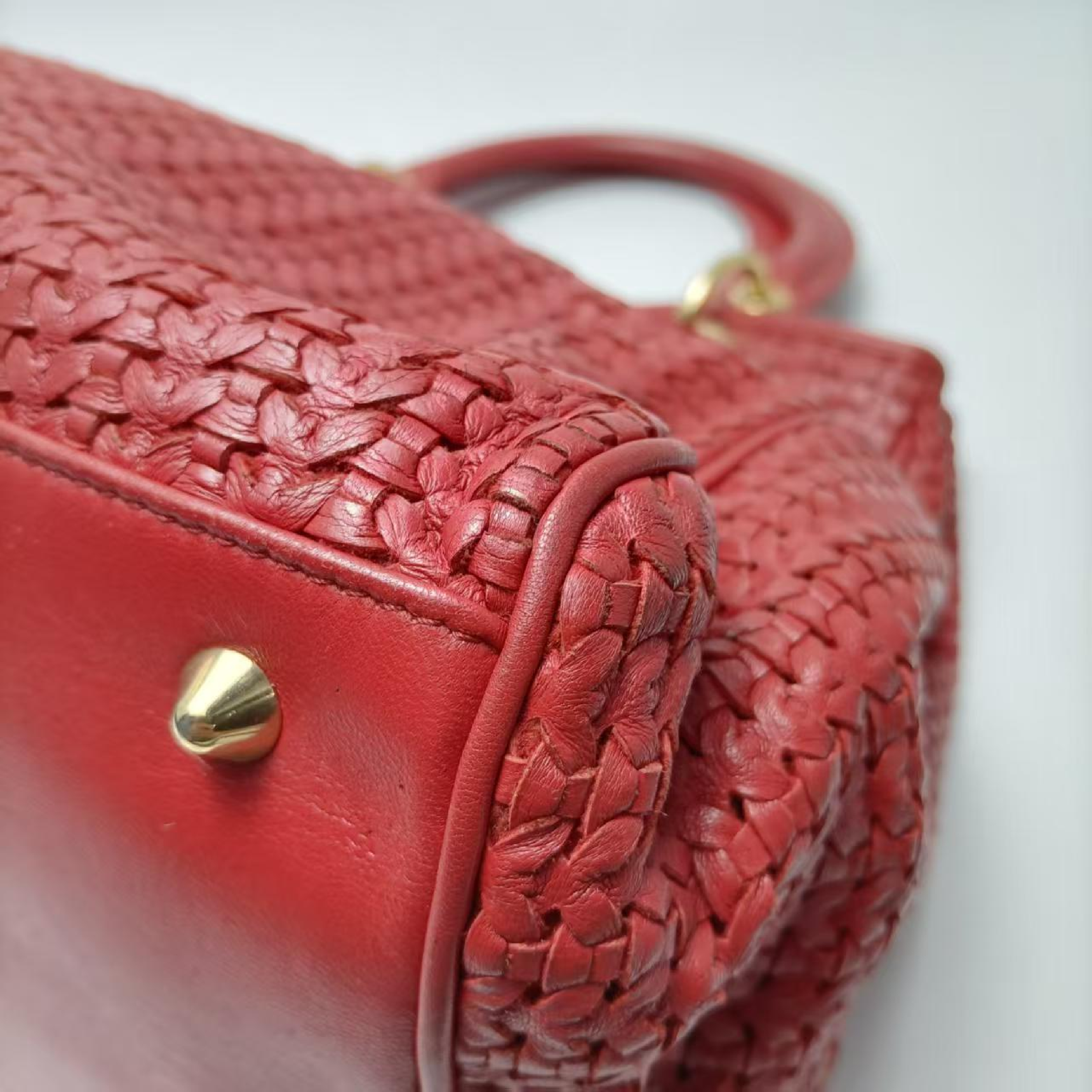 other line sheepskin handbag — view 7