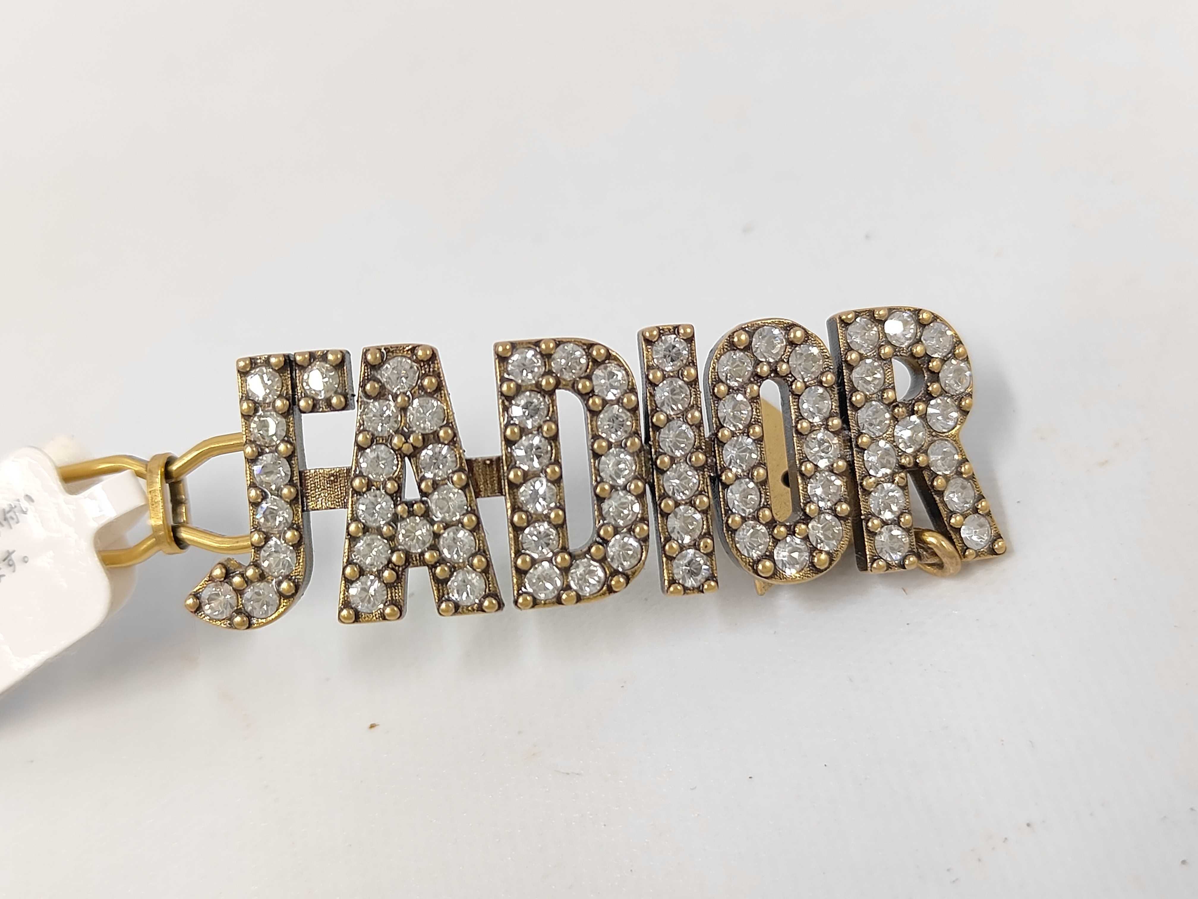 J'adore Rhinestone Brooch — view 7