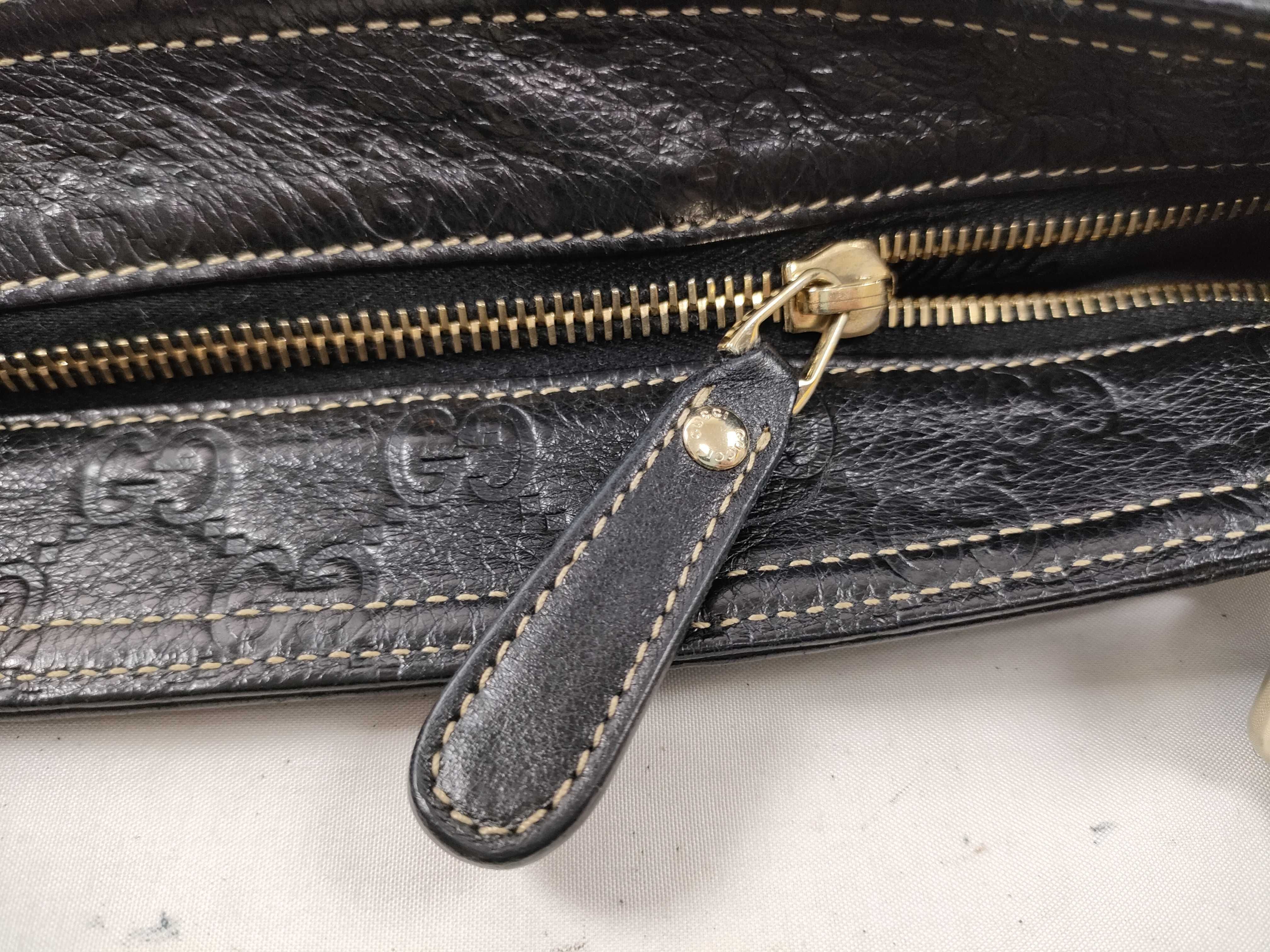 Guccisima Leather Shoulder Bag — view 8