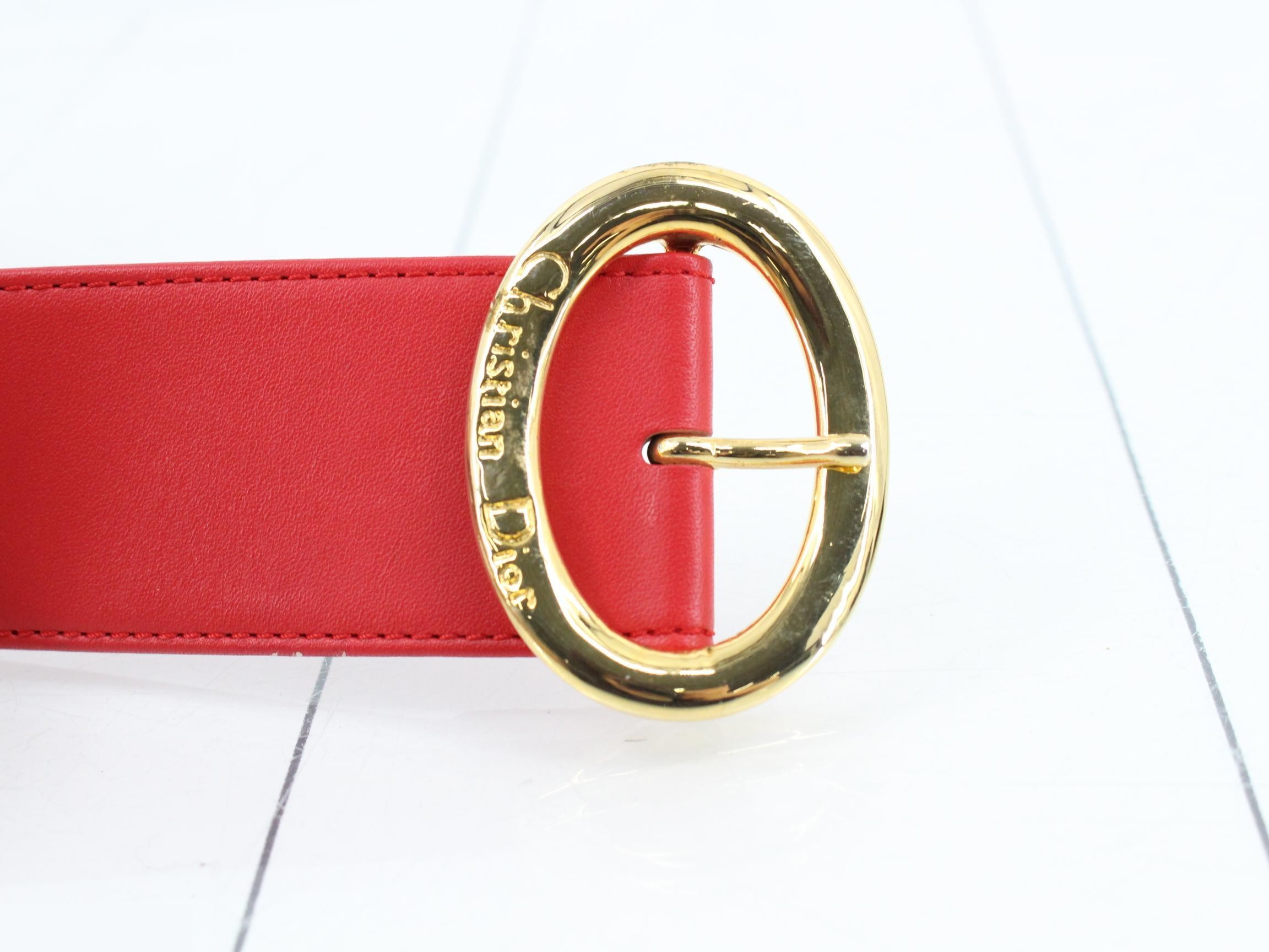 belt, gold hardware, size 65. — view 3