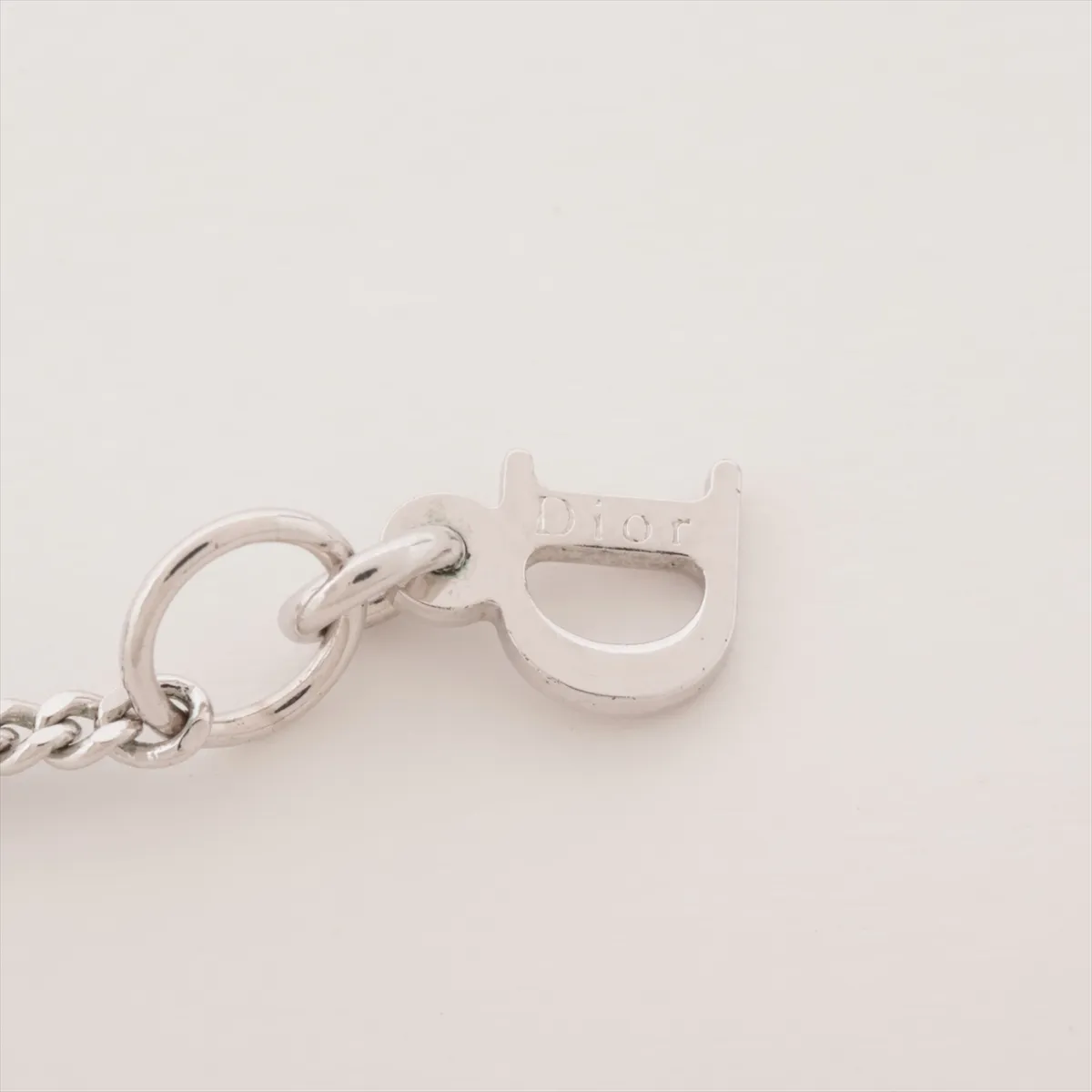 necklace, metal, silver, — view 4