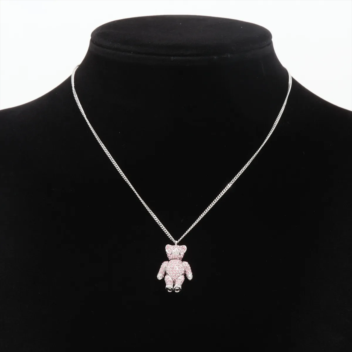 necklace, metal, silver, — view 5