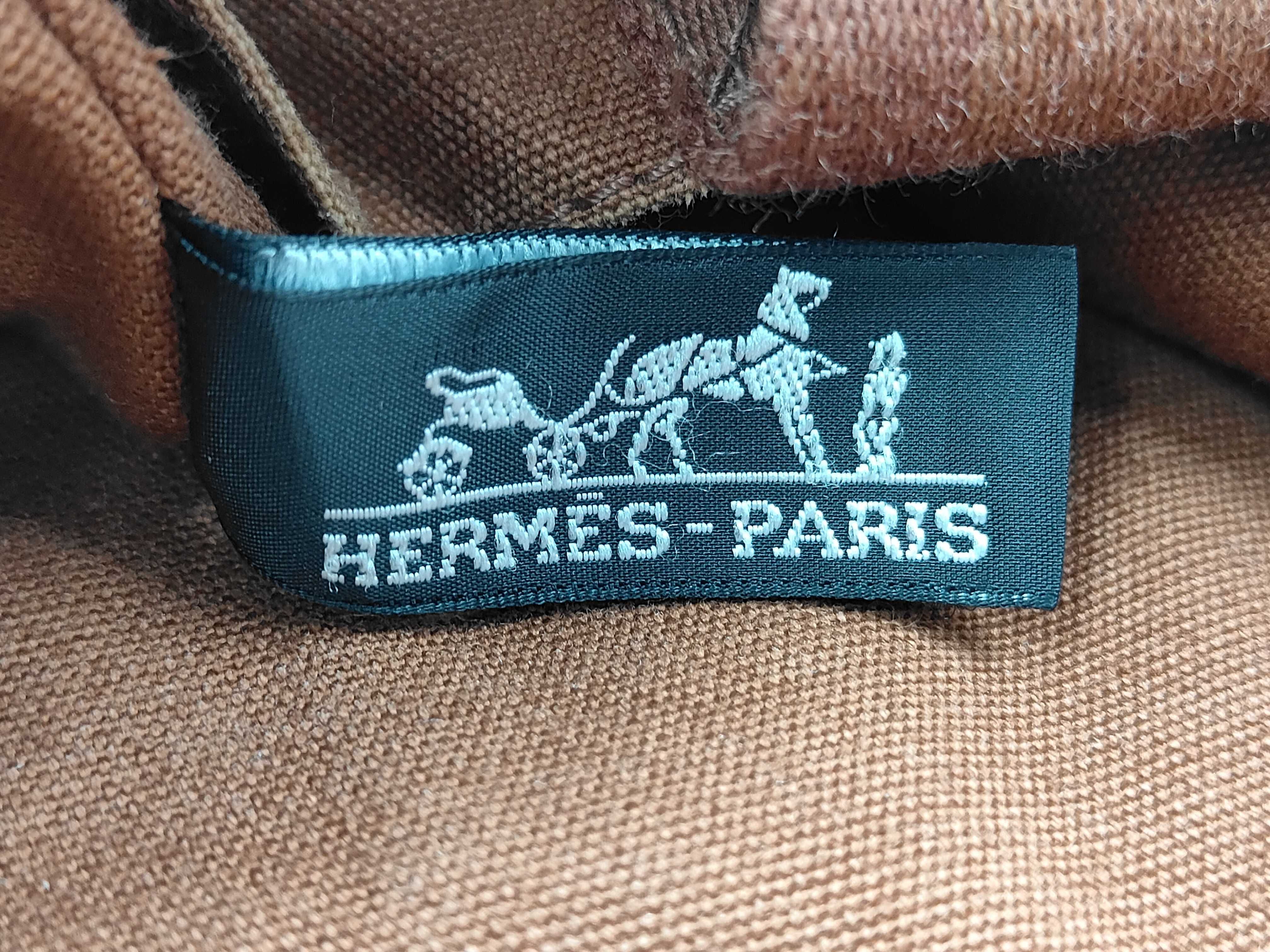 Fourre-Tout Cabas Half Leather Camel Handbag — view 11