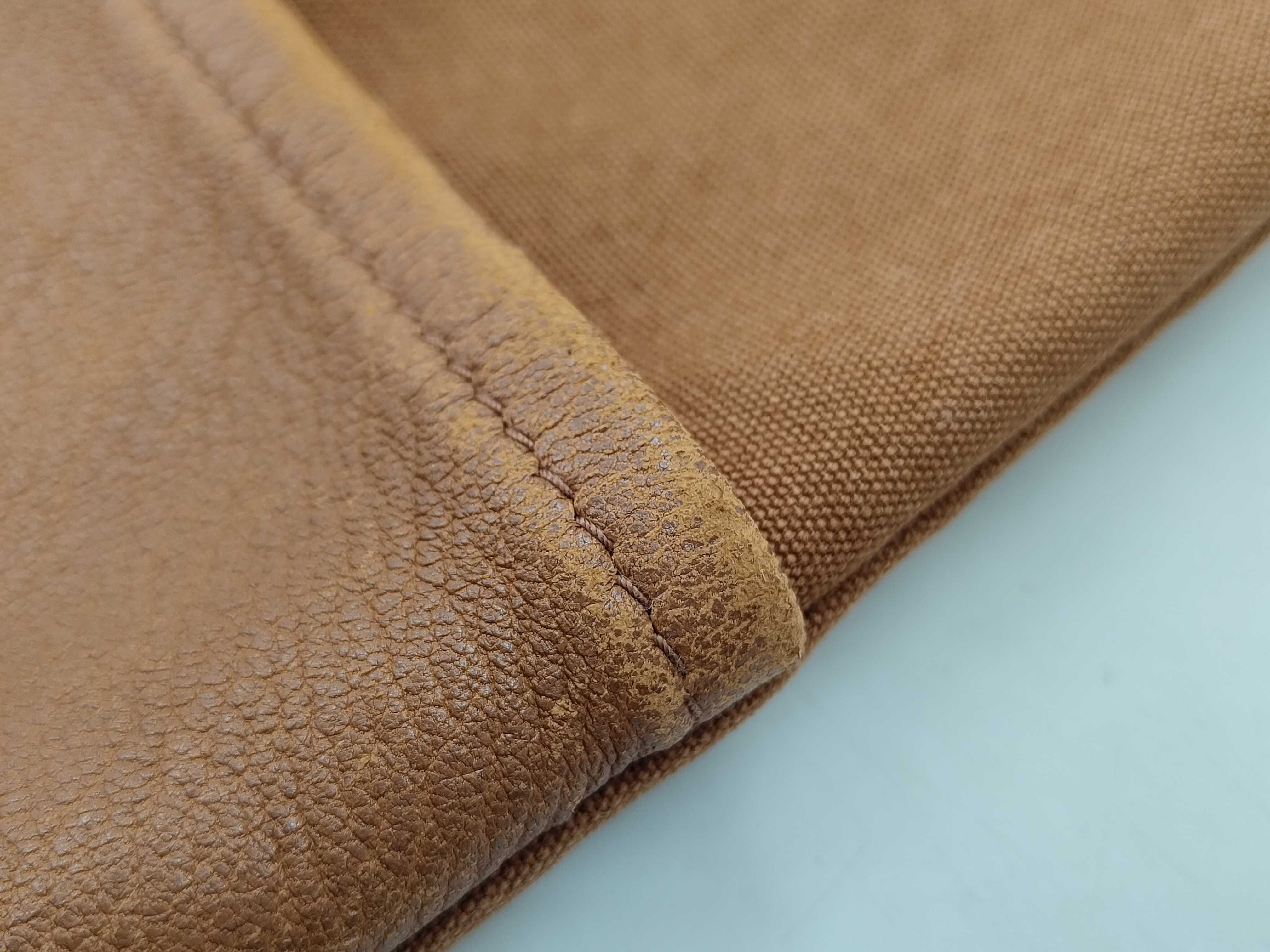 Fourre-Tout Cabas Half Leather Camel Handbag — view 15