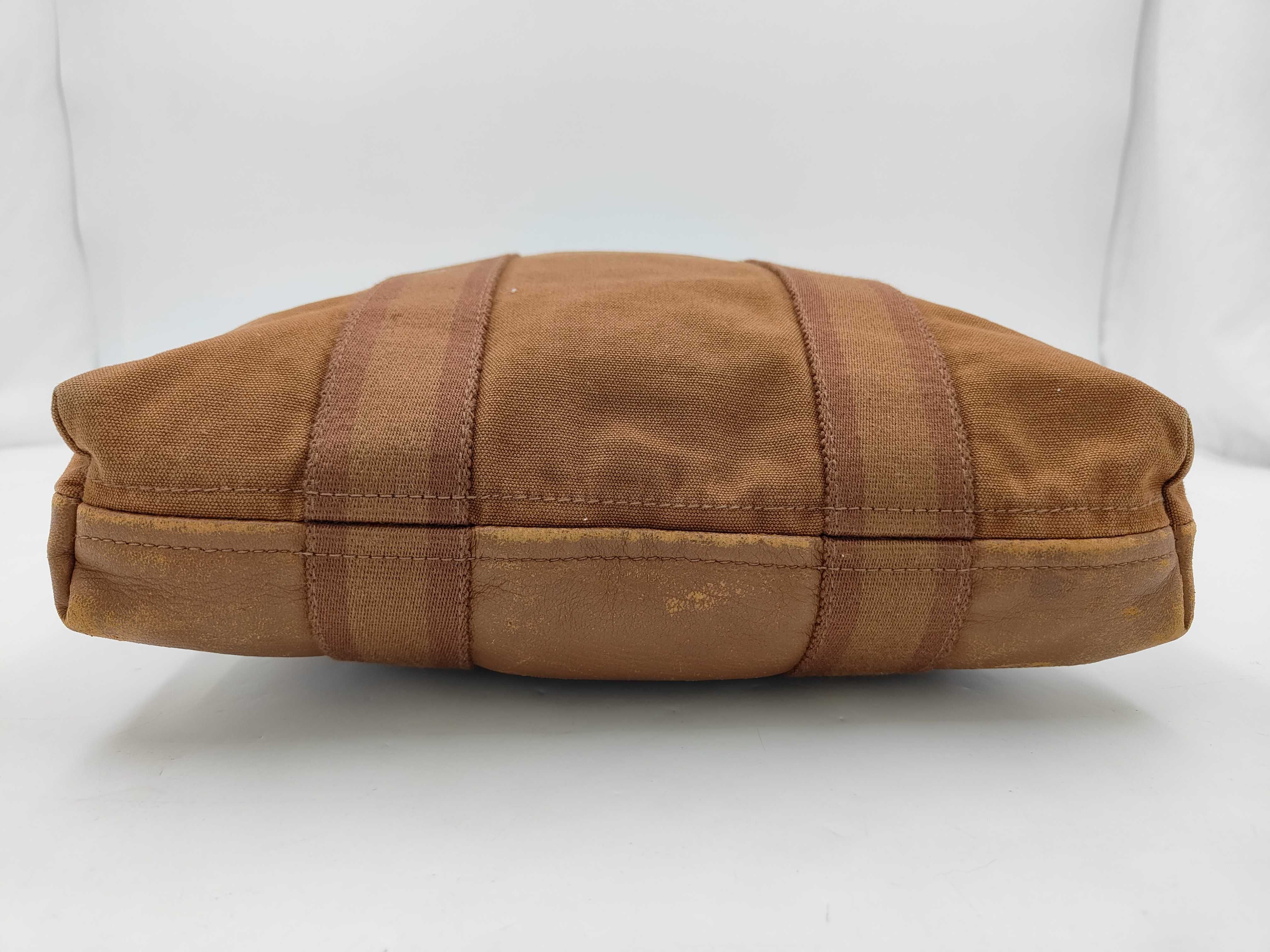 Fourre-Tout Cabas Half Leather Camel Handbag — view 4