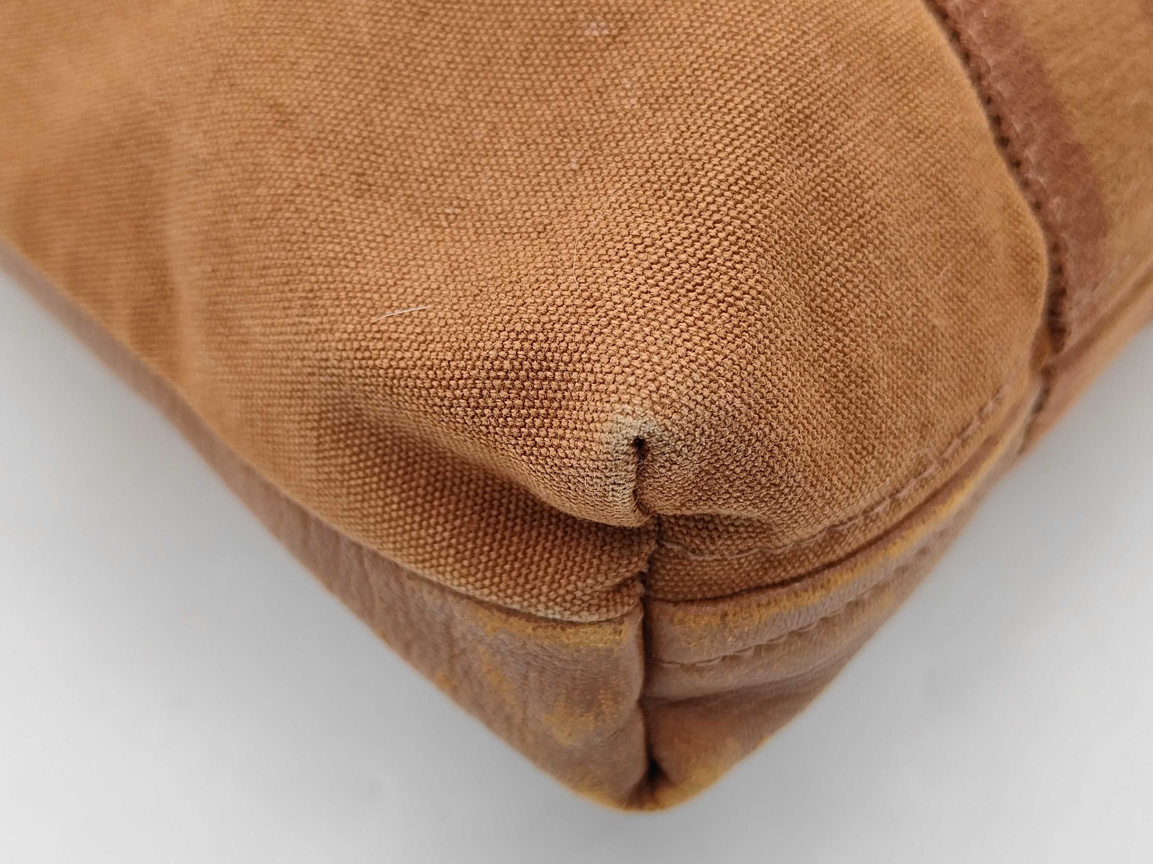 Fourre-Tout Cabas Half Leather Camel Handbag — view 5