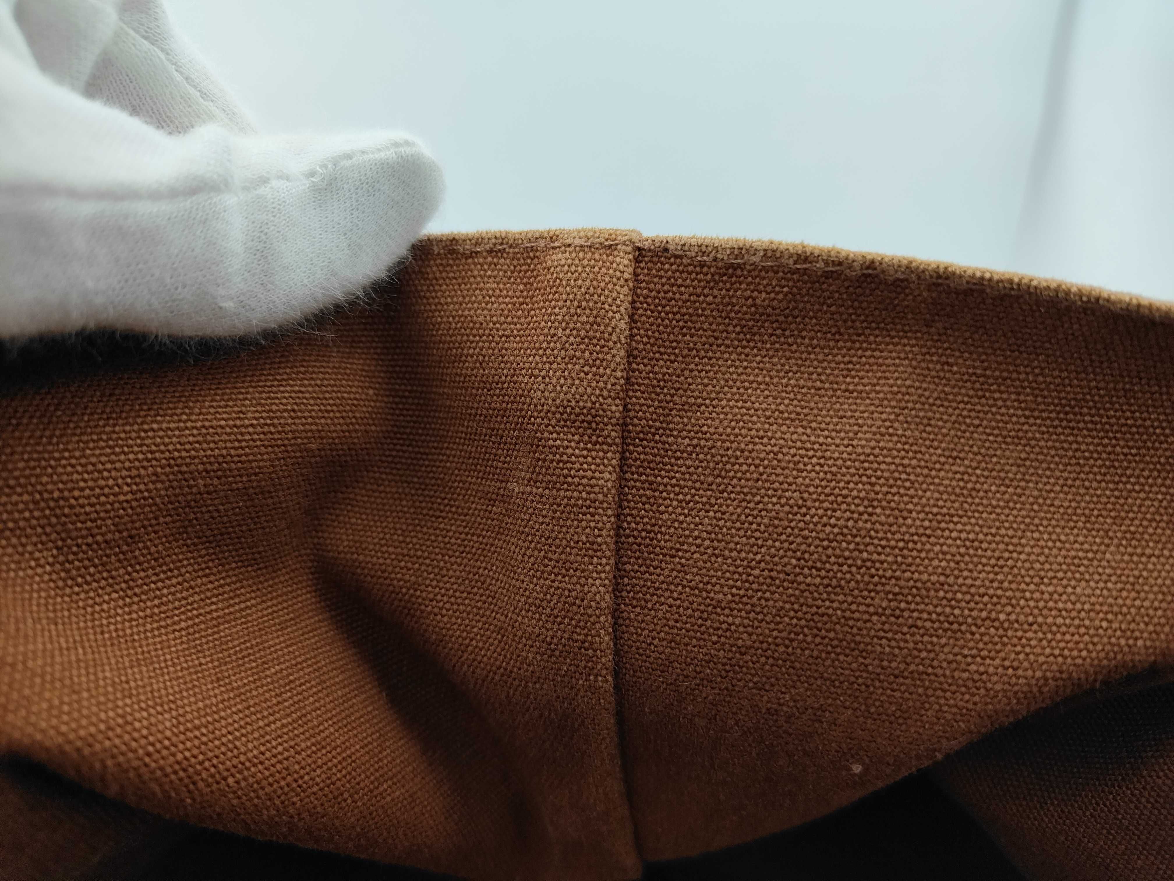 Fourre-Tout Cabas Half Leather Camel Handbag — view 10