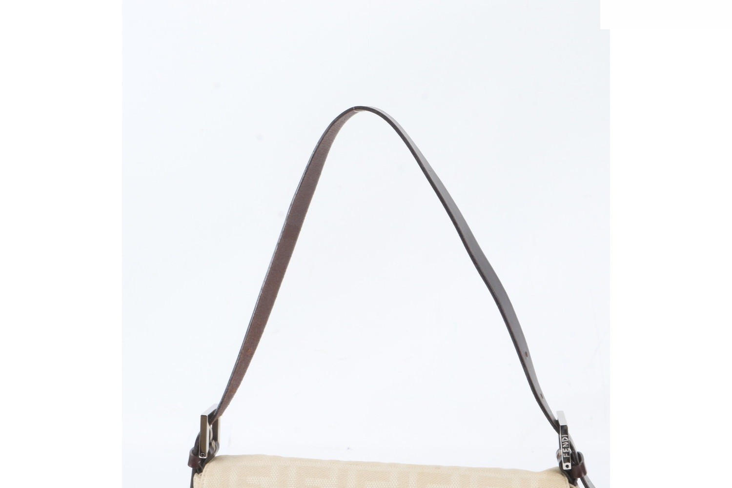 ZUCCA Canvas Mamma Bucket Baguette Shoulder Bag with FF Hardware — view 2
