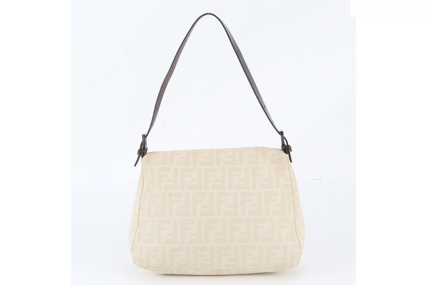ZUCCA Canvas Mamma Bucket Baguette Shoulder Bag with FF Hardware — view 3