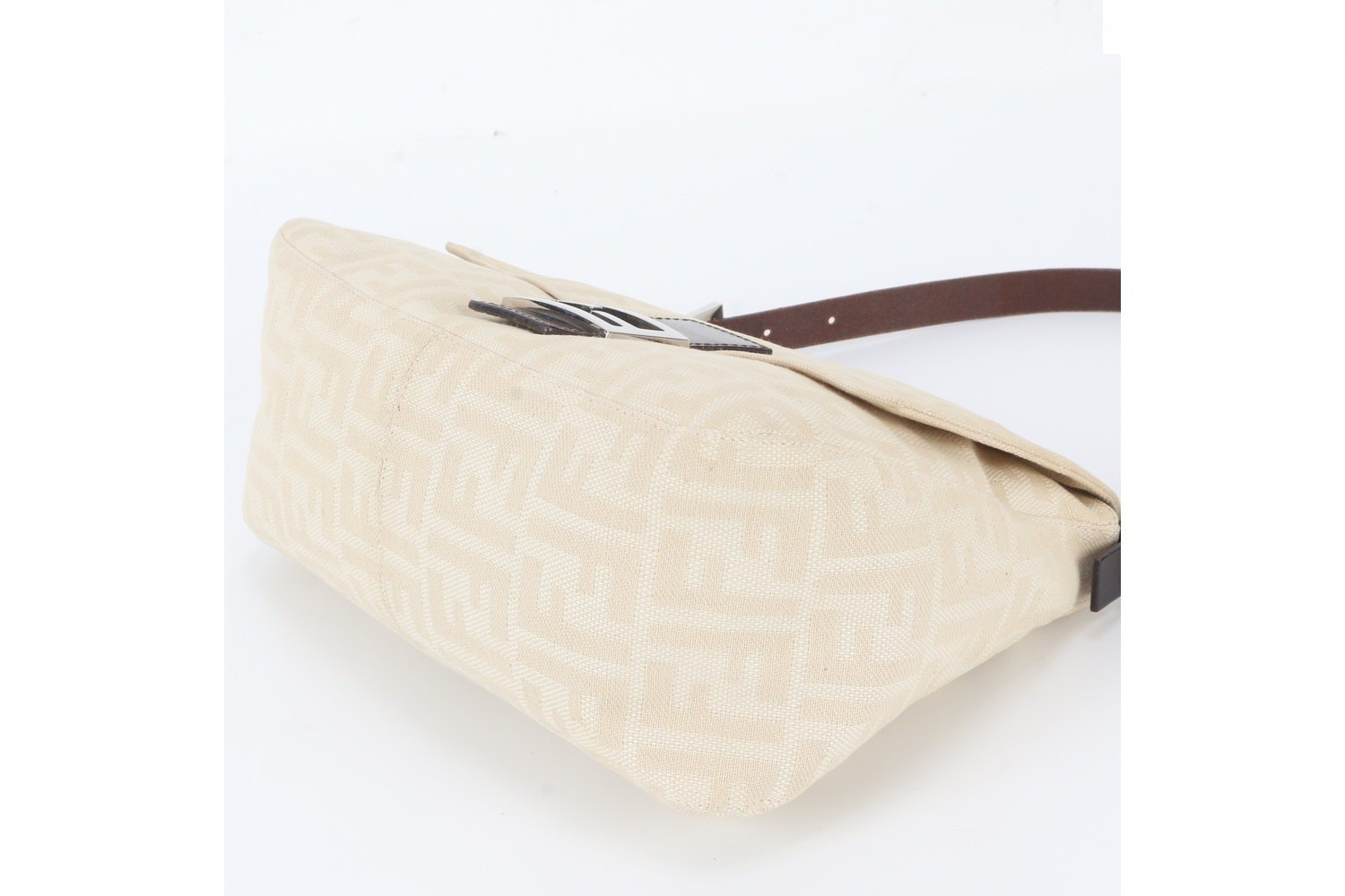 ZUCCA Canvas Mamma Bucket Baguette Shoulder Bag with FF Hardware — view 6