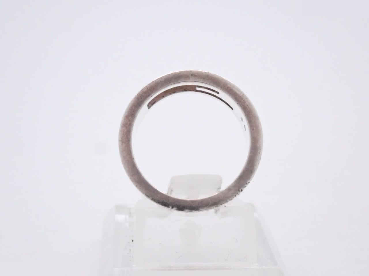 Branded G Silver Ring, 925 Sterling Silver, 6.9g — view 3