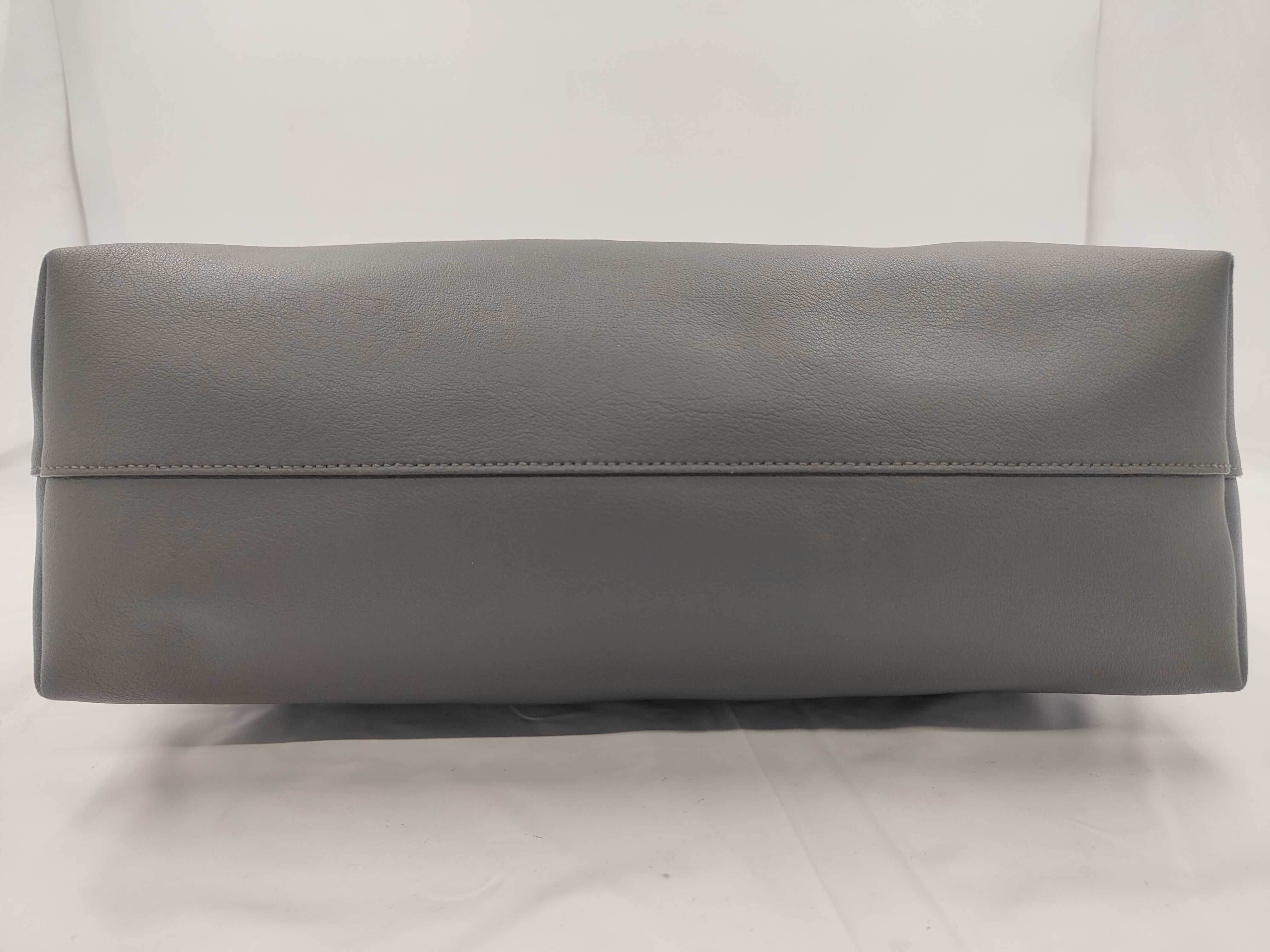 Cabas Shopping Tote Bag, Gray — view 7