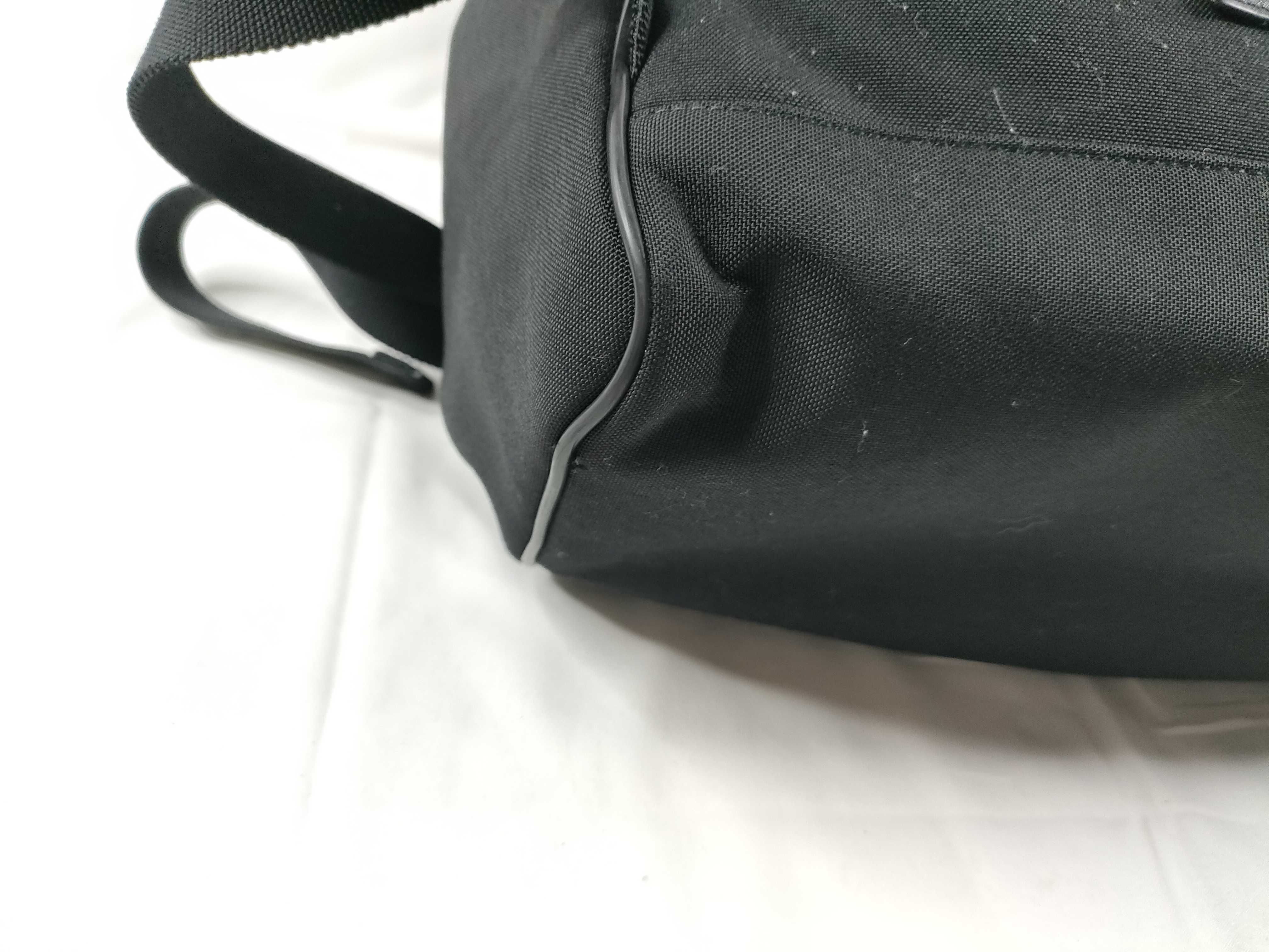 City Canvas x Leather Backpack/Rucksack, Black, 534967 — view 3