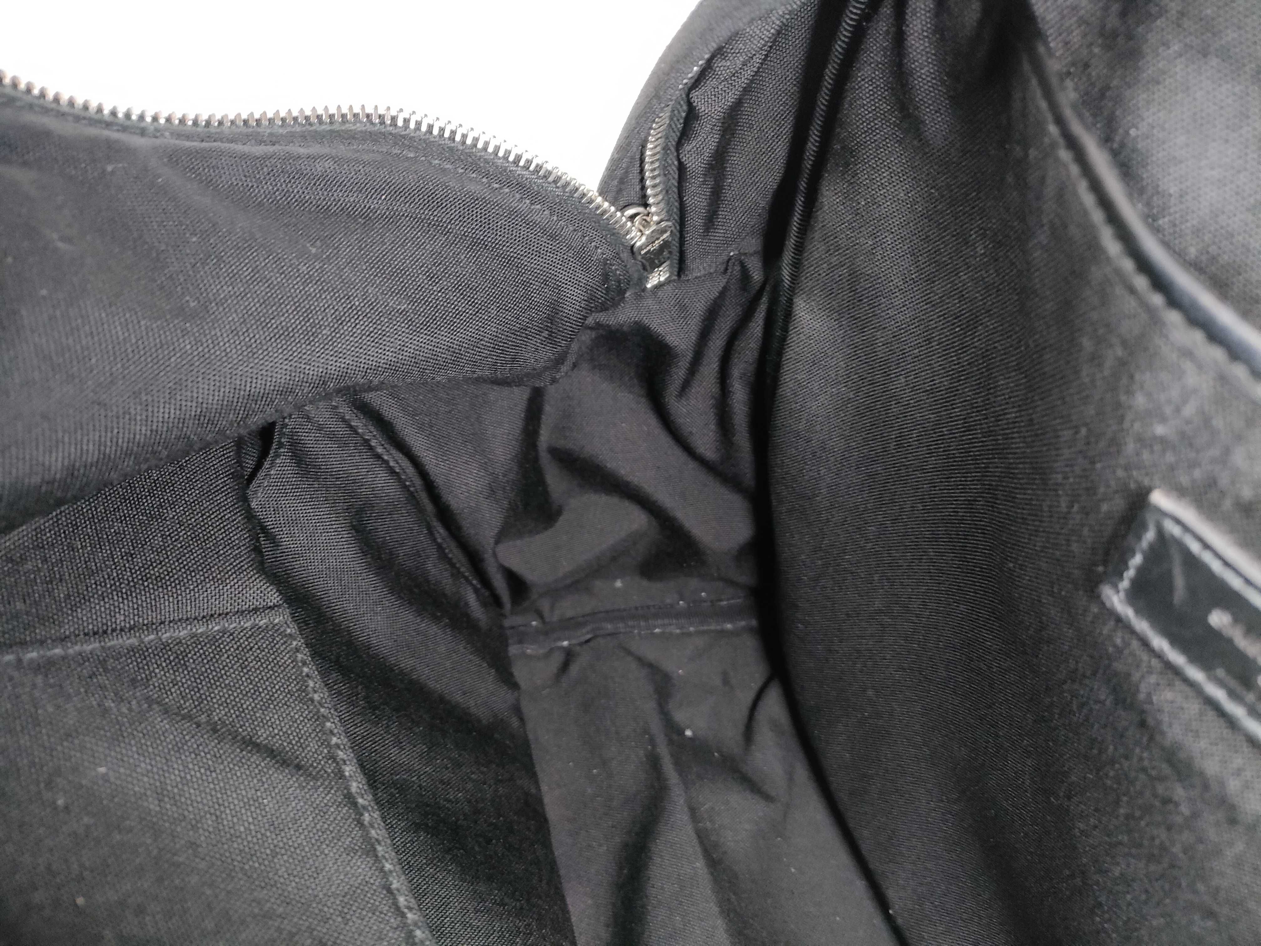 City Canvas x Leather Backpack/Rucksack, Black, 534967 — view 10