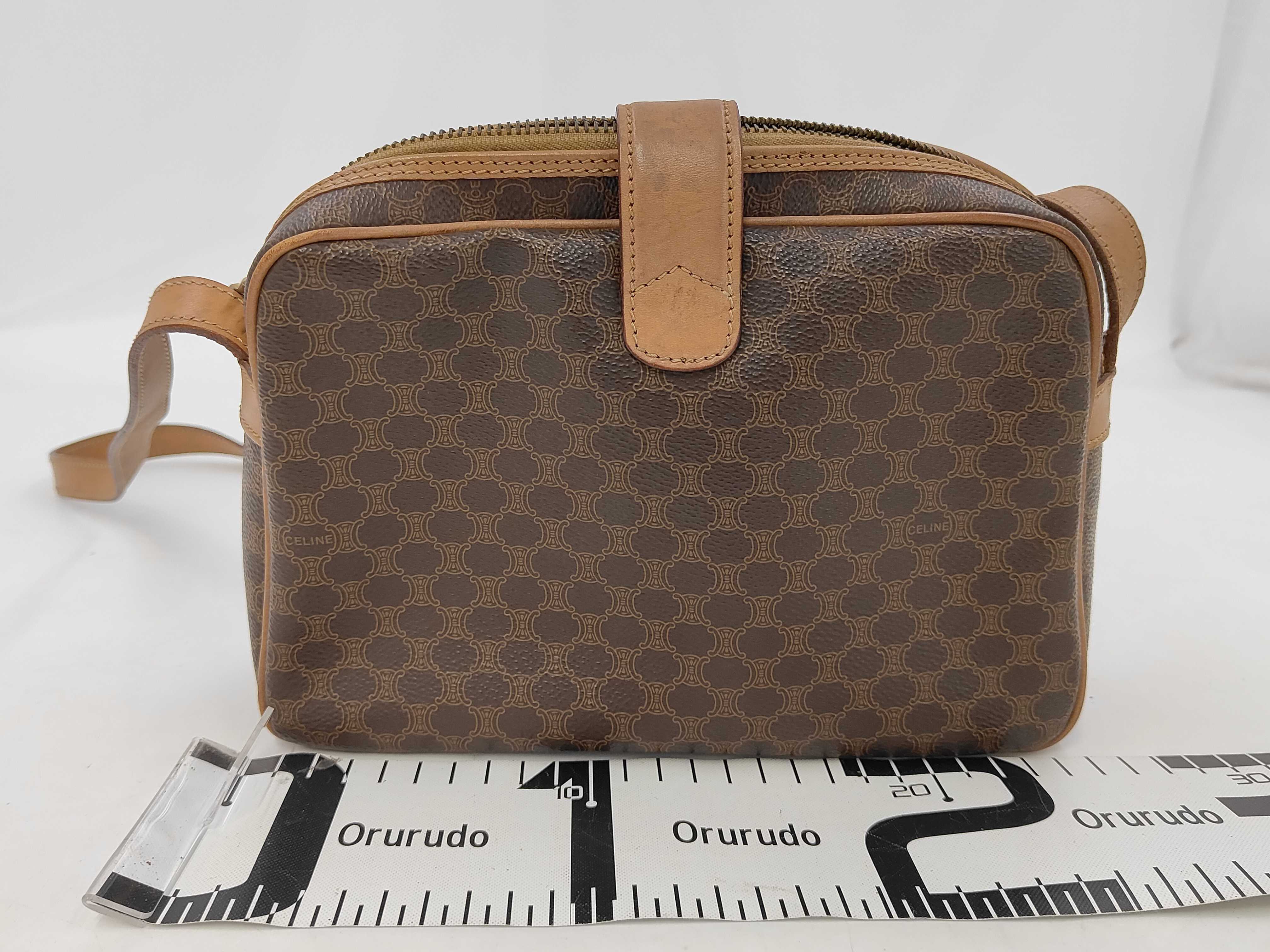 Macadam Shoulder Bag (Brown) — view 2