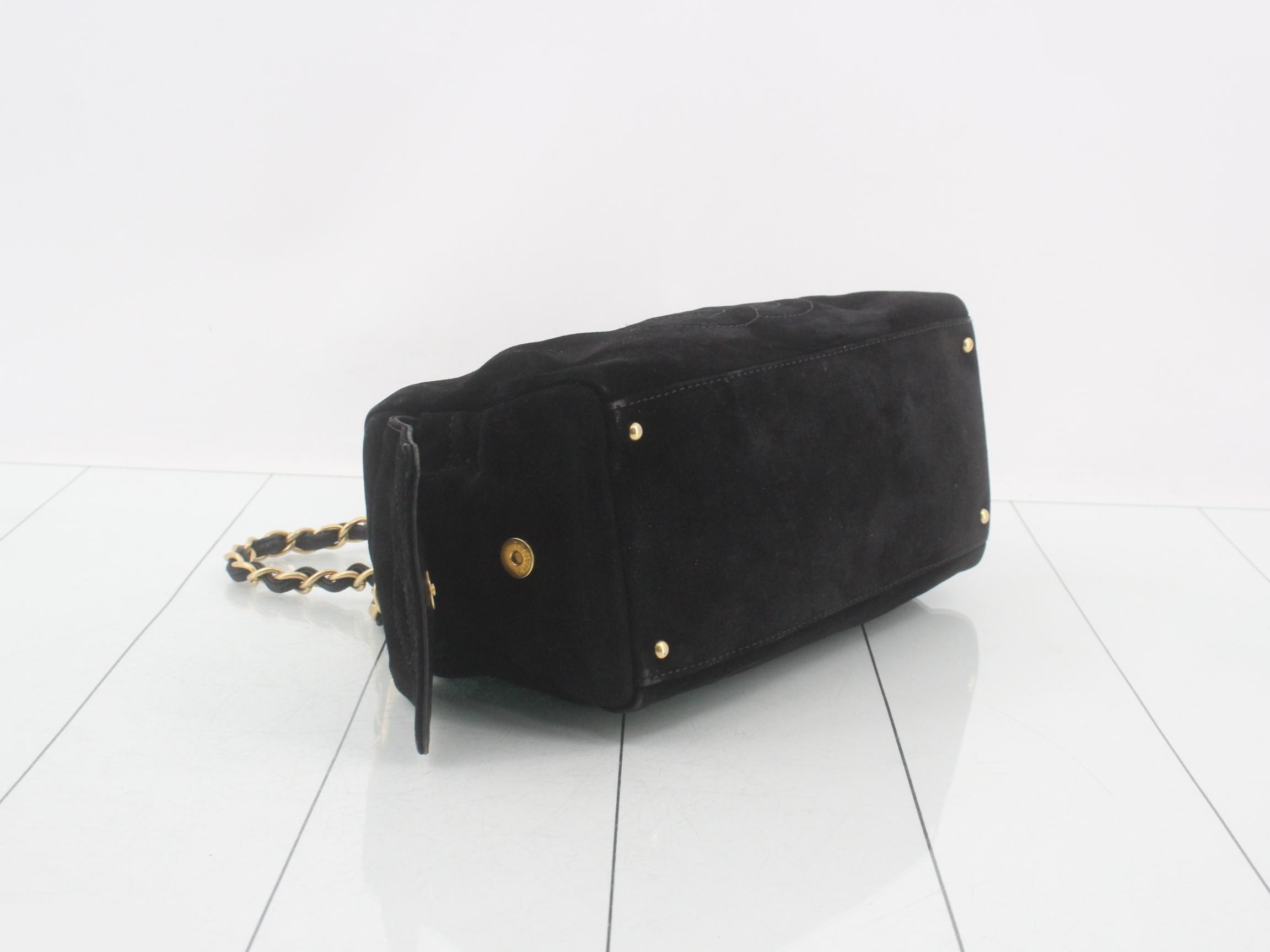 Suede Chain Shoulder Bag — view 5