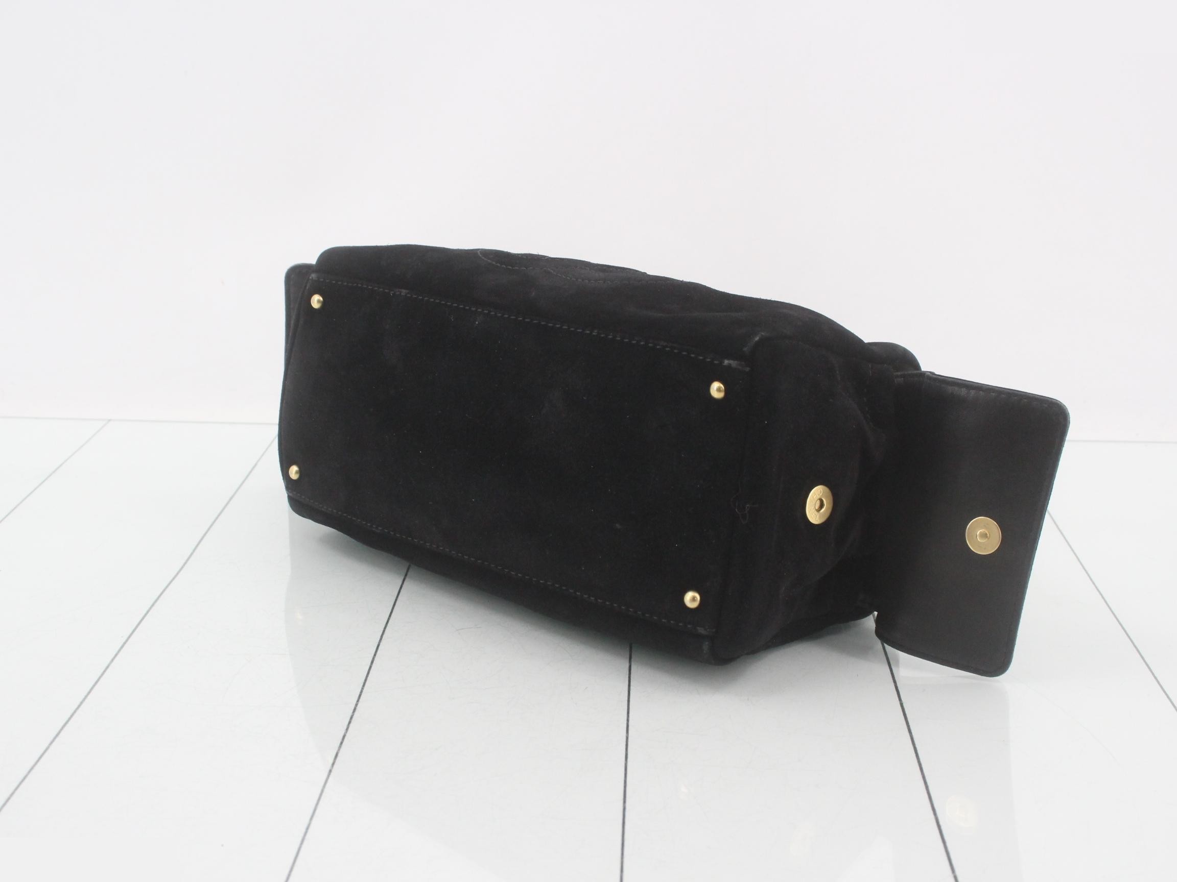 Suede Chain Shoulder Bag — view 6