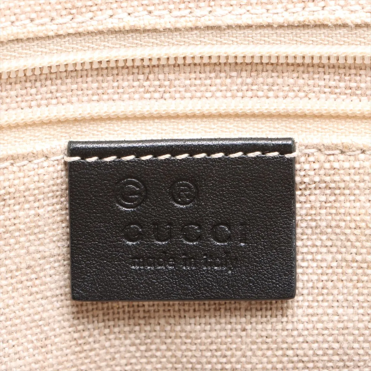 Micro Guccisima Leather 2WAY Handbag Black 449656 Outlet — view 12
