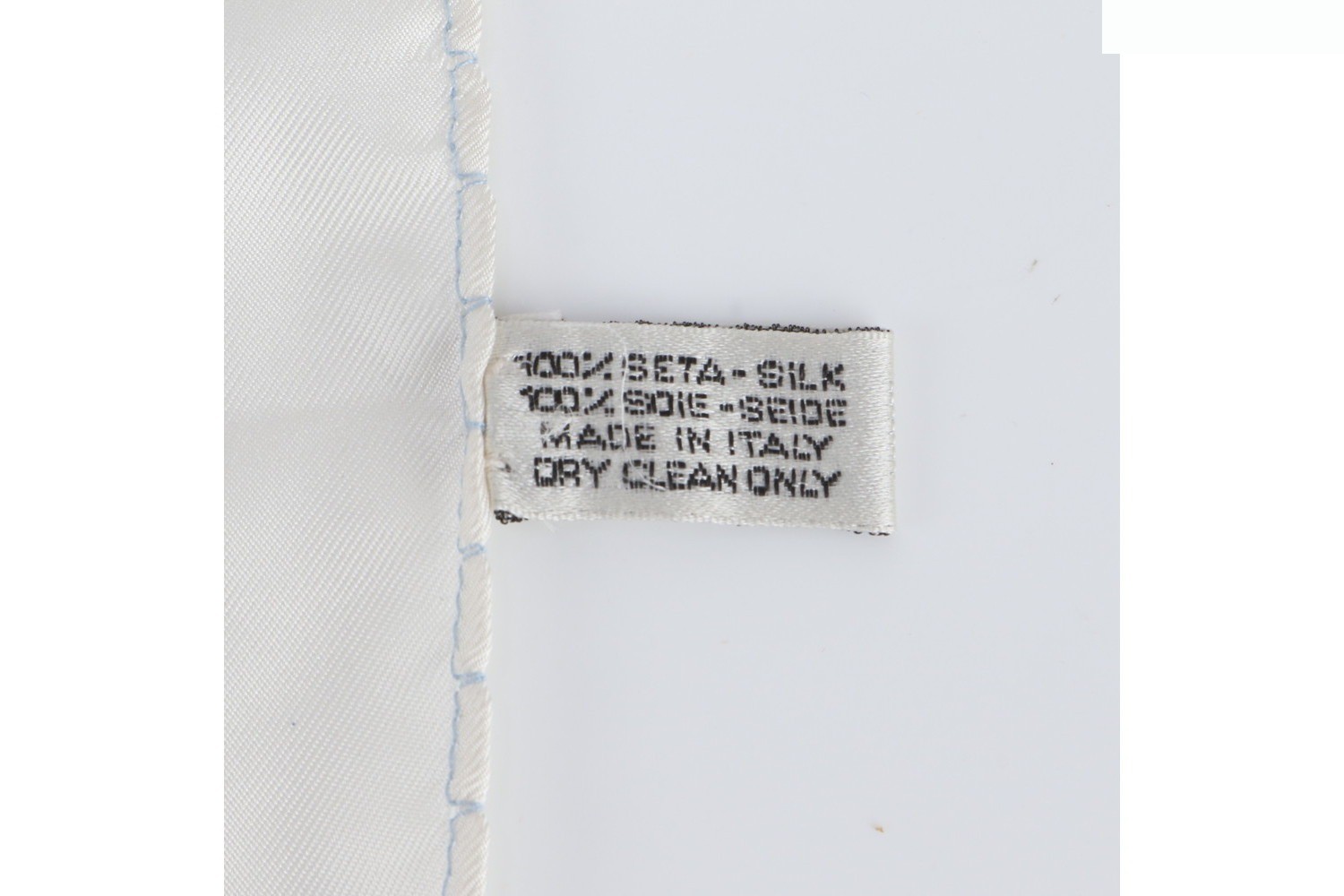 100% Silk Scarf with Snowflake Pattern — view 7