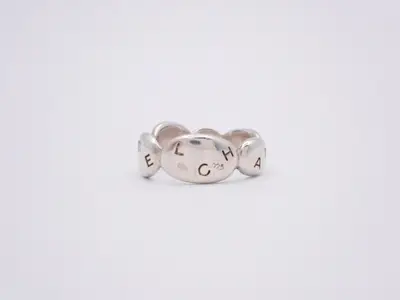 ring, logo, sterling silver 925, 5.2g, size #12
