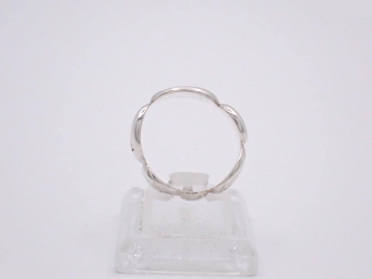 ring, logo, sterling silver 925, 5.2g, size #12 — view 3