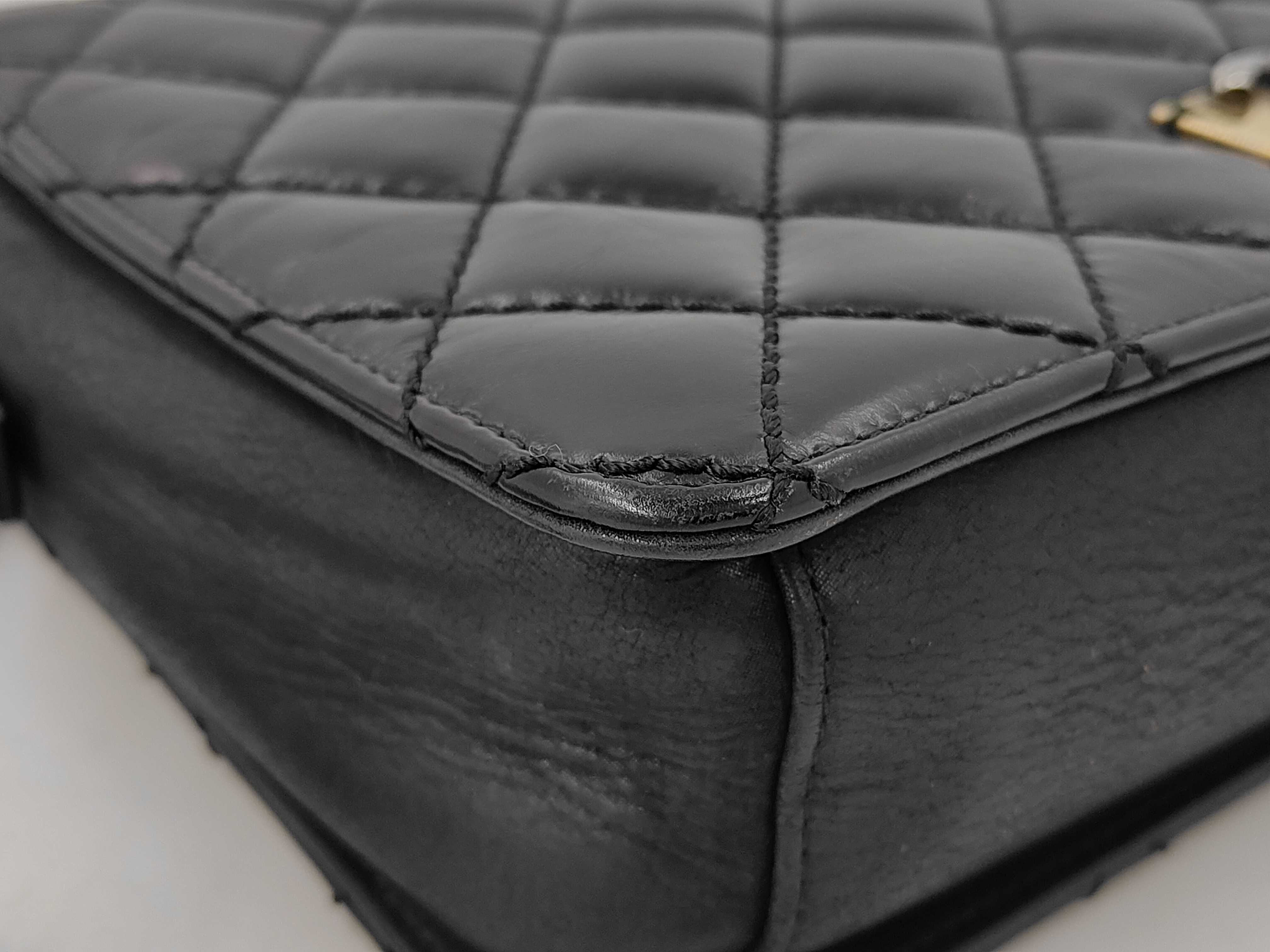 Matelassé Chain Shoulder Bag — view 7