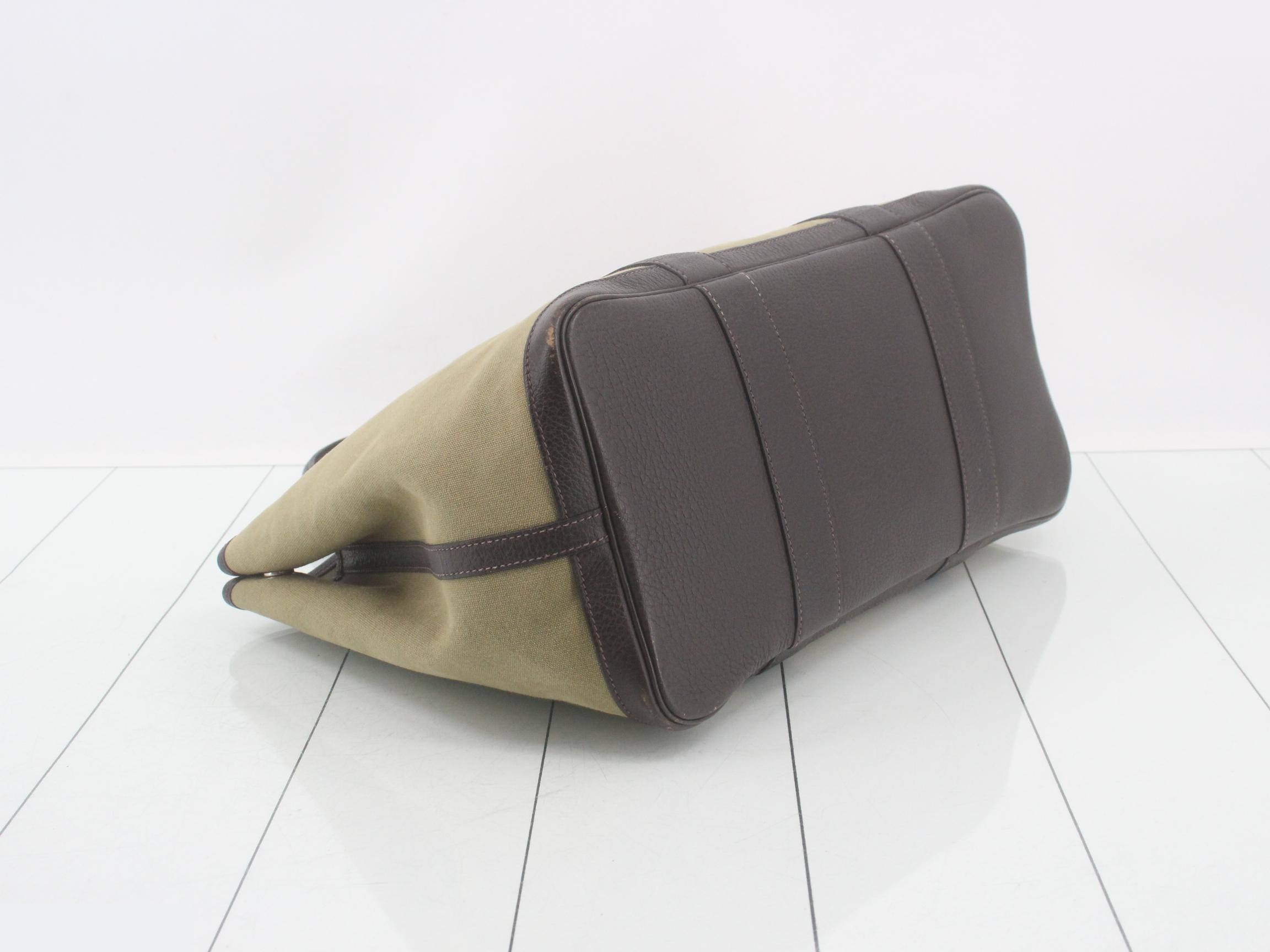 Garden Party PM Canvas/Leather Khaki — view 5