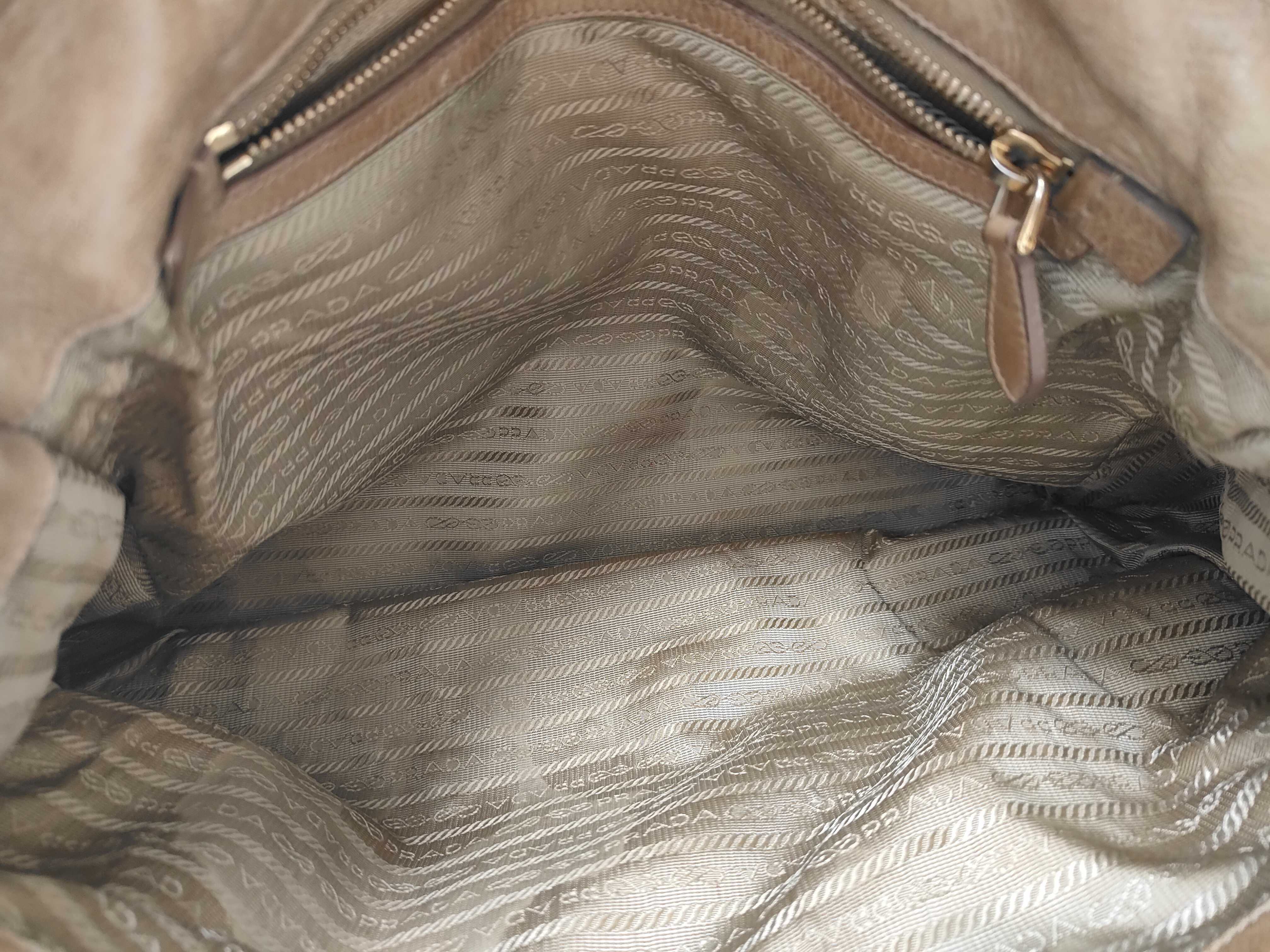 Vitello Daino Leather Tote Shoulder Bag (Handbag) — view 12