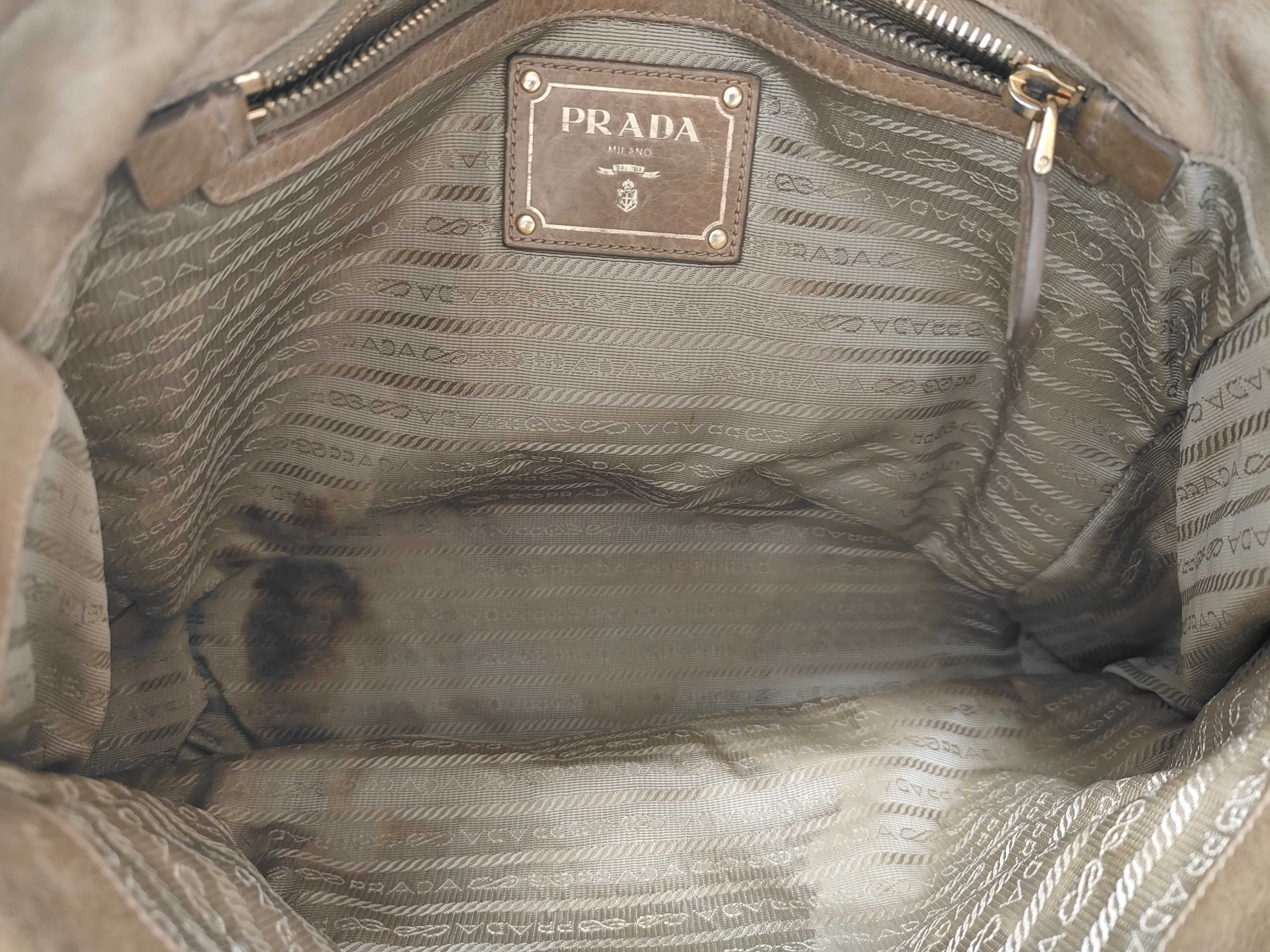 Vitello Daino Leather Tote Shoulder Bag (Handbag) — view 13