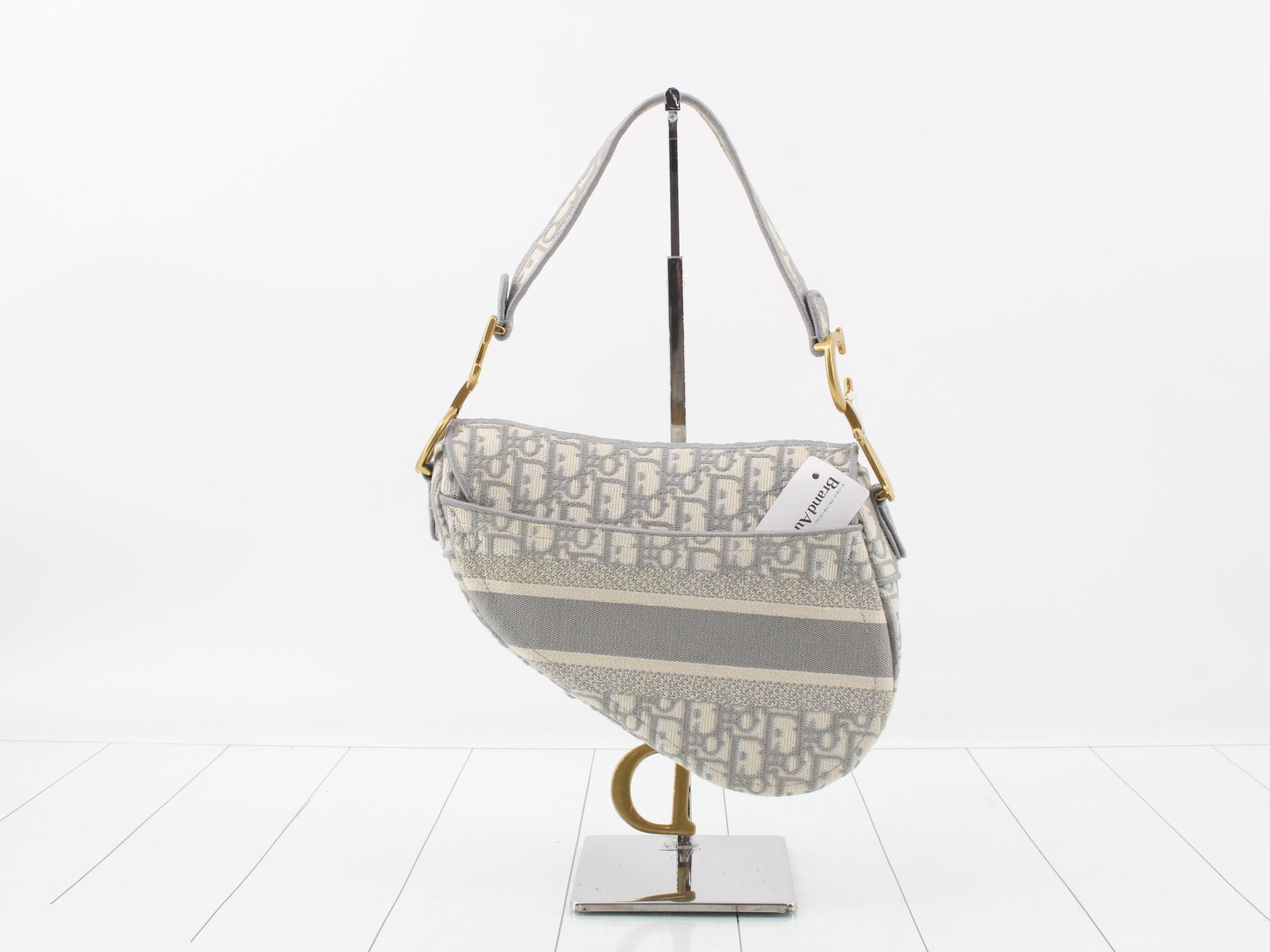 Saddle Oblique Embroidery 2-Way One-Shoulder Bag — view 2