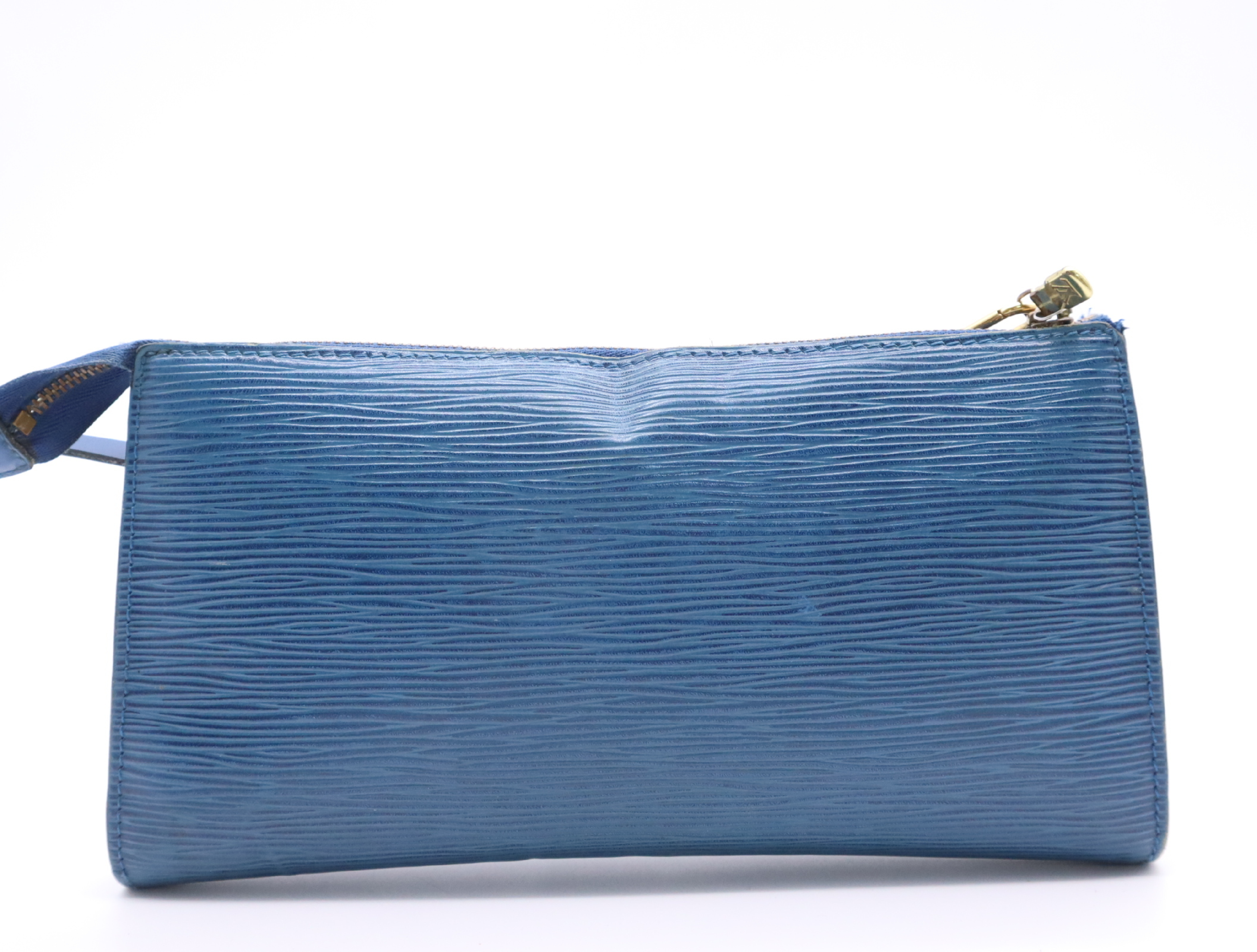 M52955 Epi Pochette Accessoires Toledo Blue Pouch — view 2