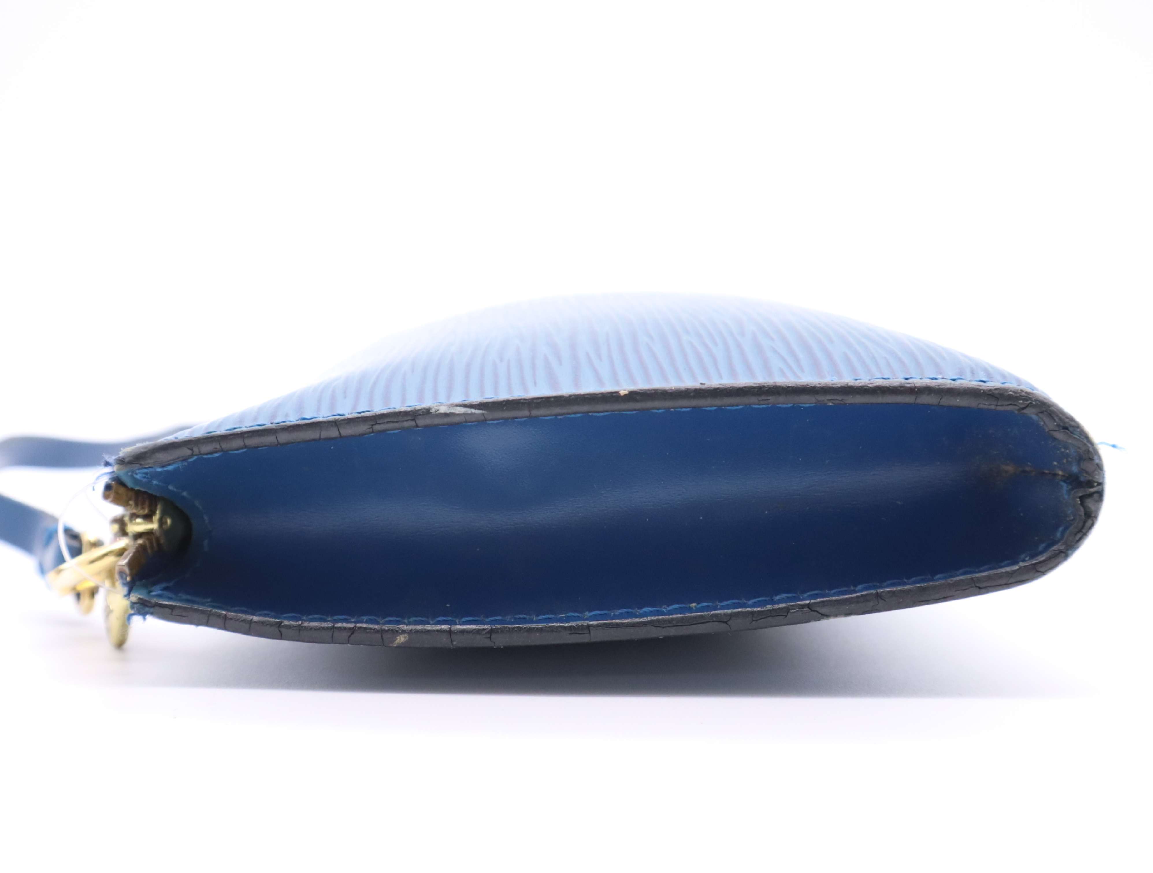 M52955 Epi Pochette Accessoires Toledo Blue Pouch — view 3